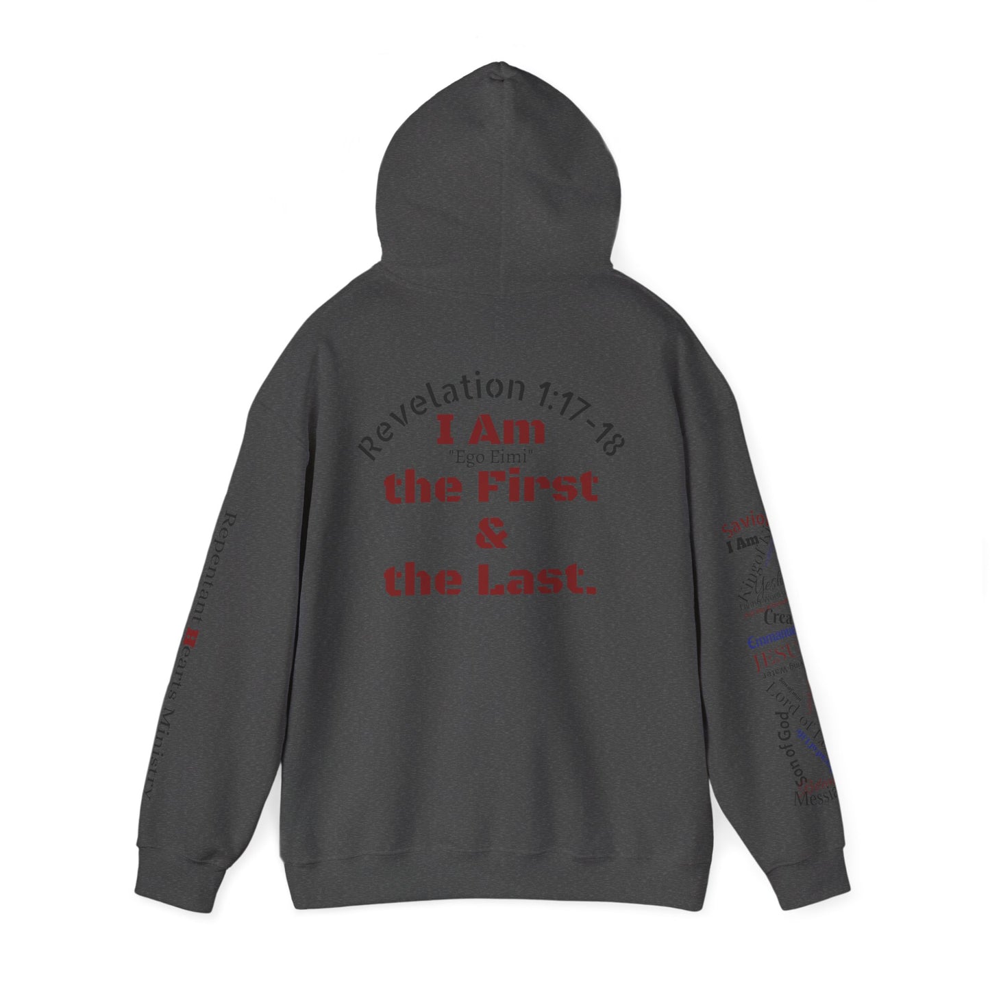 Alpha Omega Hoodie — "I Am the First & the Last" Names of Jesus