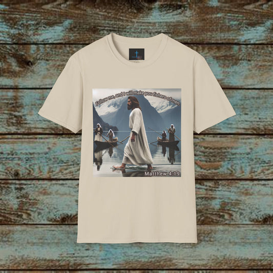 Matthew 4:19 - Jesus T-Shirt -  Design