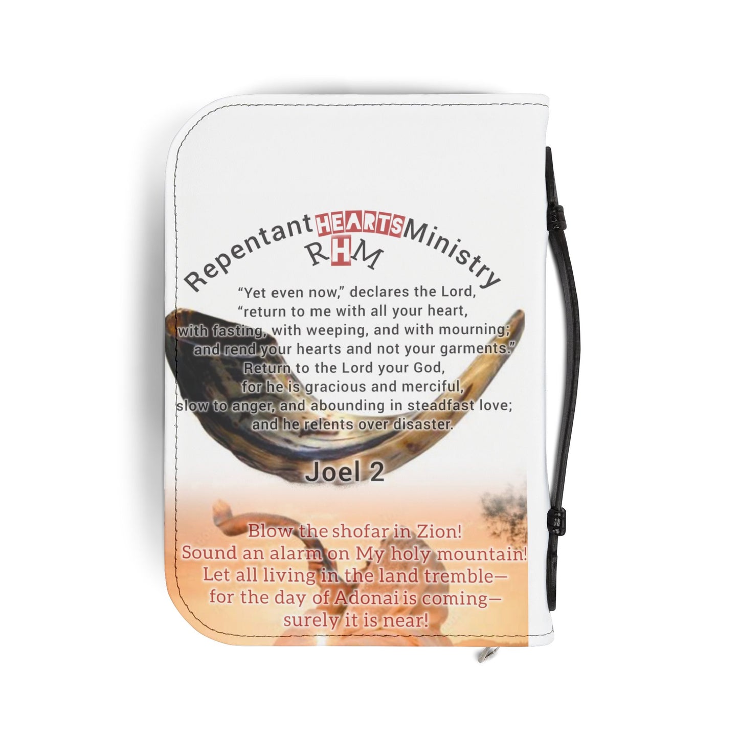 Bible Cover/ Case -Repentant Hearts Ministry (Joel & Rev Design)
