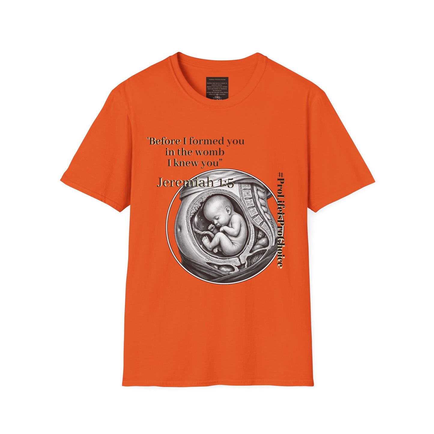 Abolish Abortion T-Shirt - Jeremiah 1:5