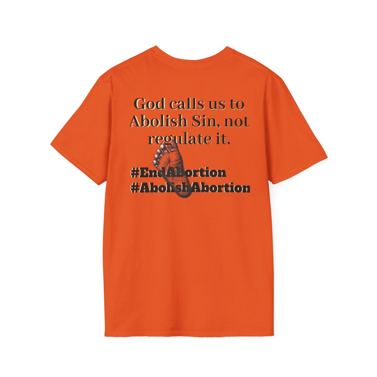 Abolish Abortion T-Shirt - Jeremiah 1:5