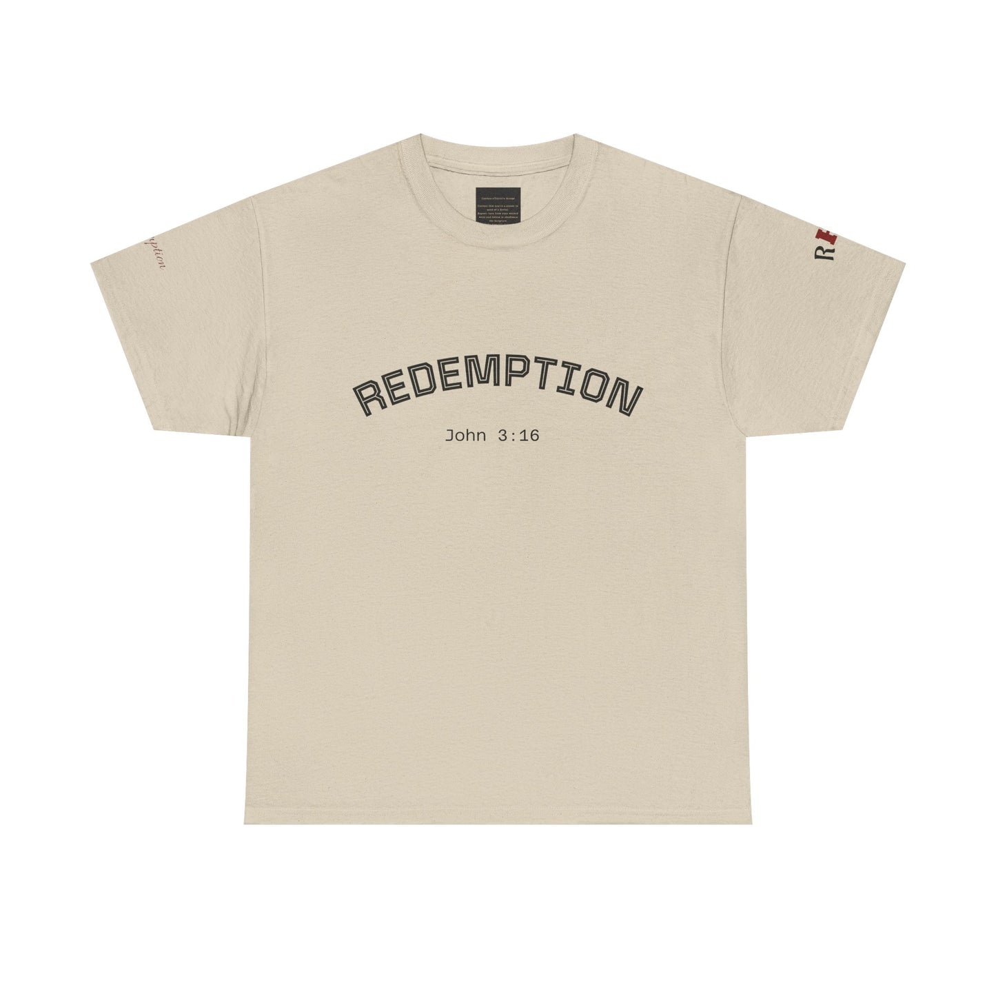Redemption John 3:16 T-Shirt — Scripture Tee