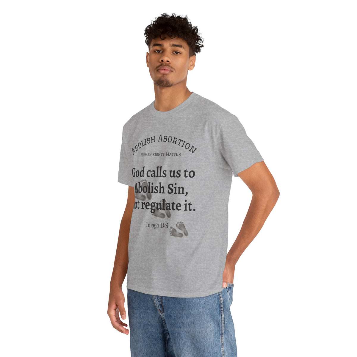 Abolish Abortion II T-Shirt — Jeremiah 1:5 Christian Message