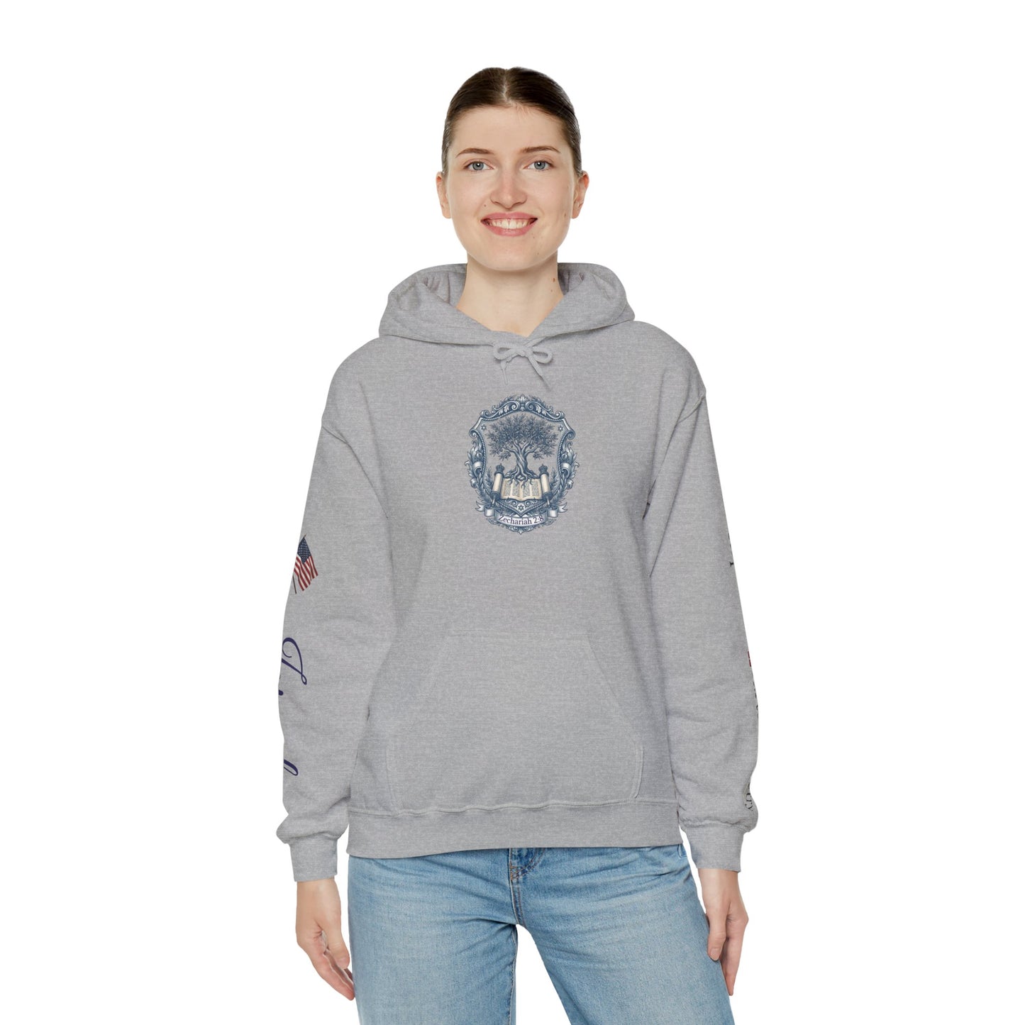Israel Zechariah 2:8 Hoodie — Isaiah62 & Romans 9- Stand with Israel