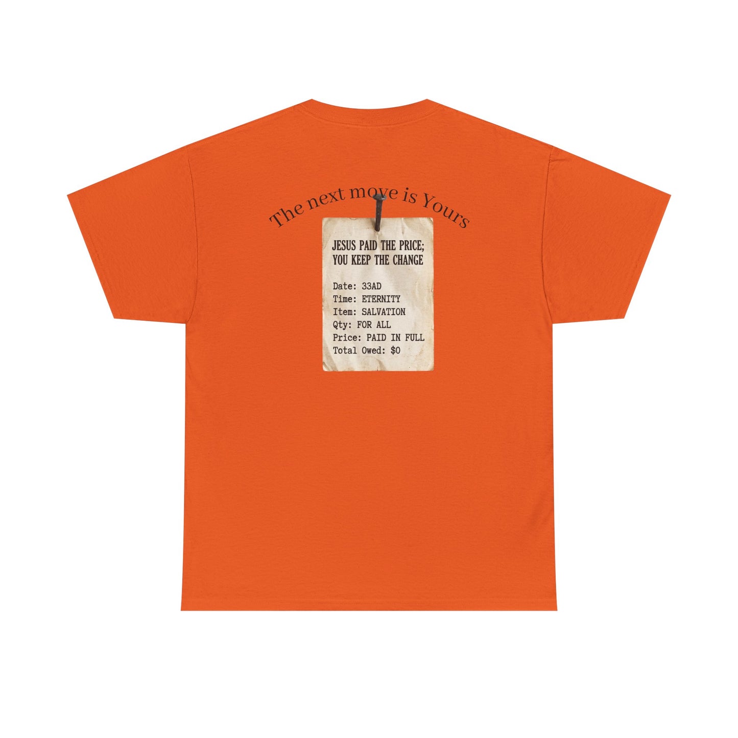 Your Debt Is Paid Romans 6:23 Inspirational- Christian Cross T-Shirt