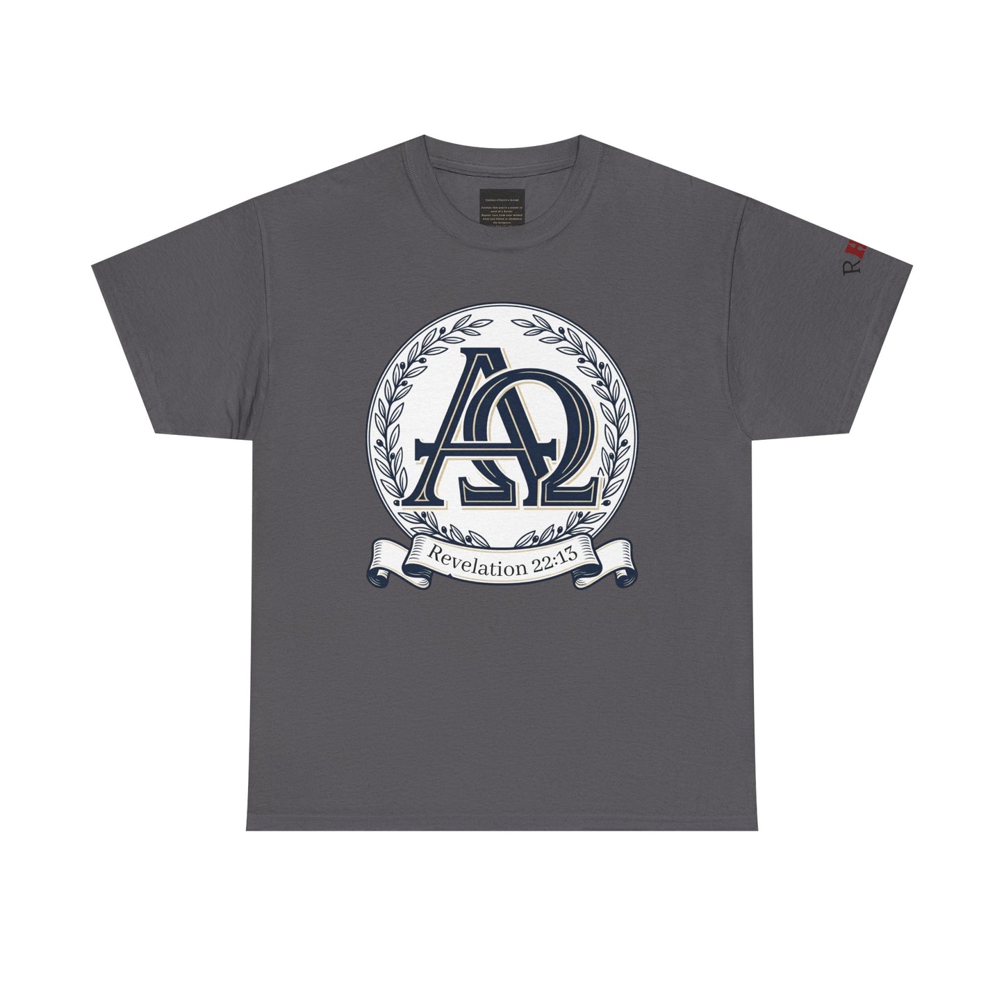 Alpha Omega T-shirt "I Am the First & the Last" Names of Jesus