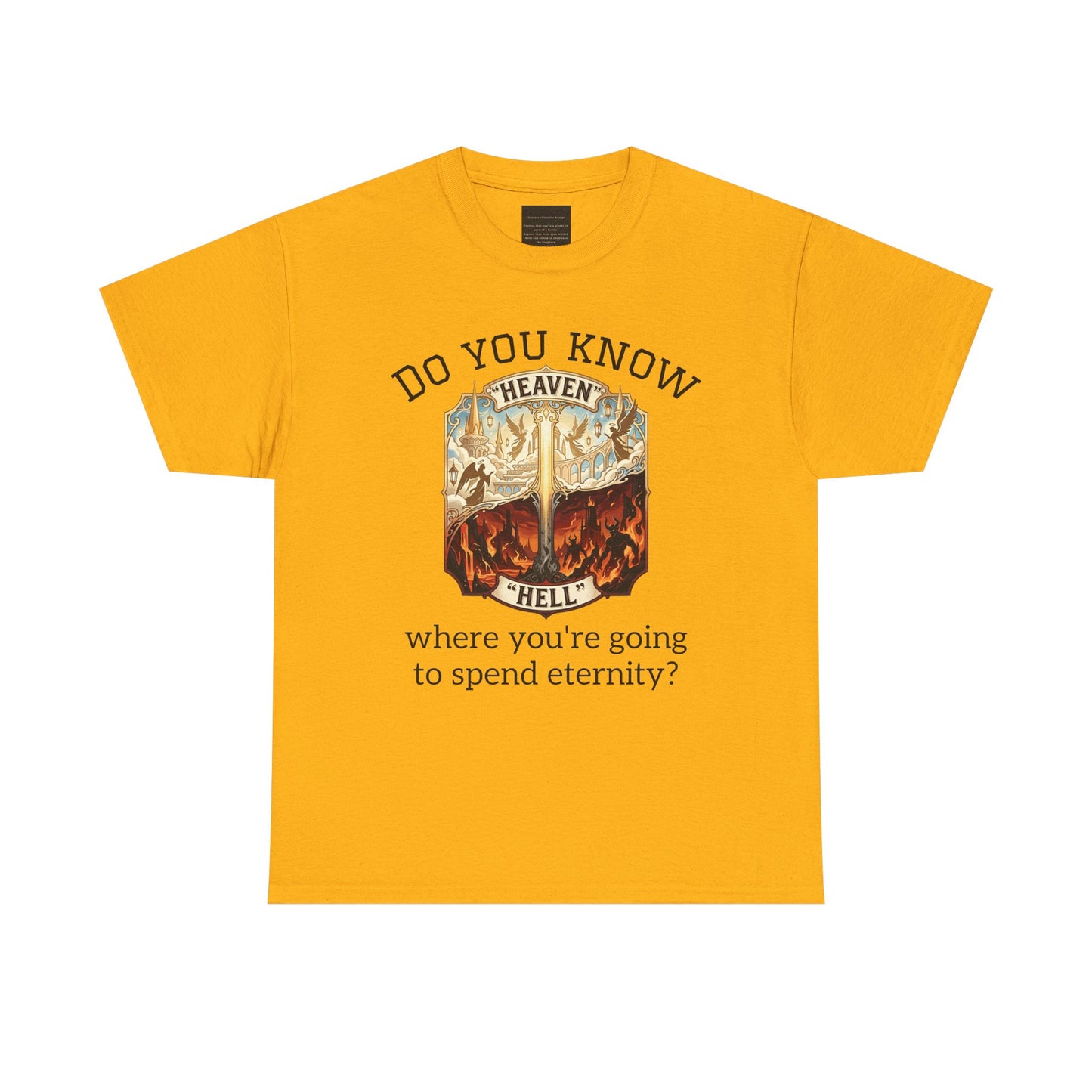 "Do You Know Where You’re Going? / Ask Me About Jesus"- Gospel Tee