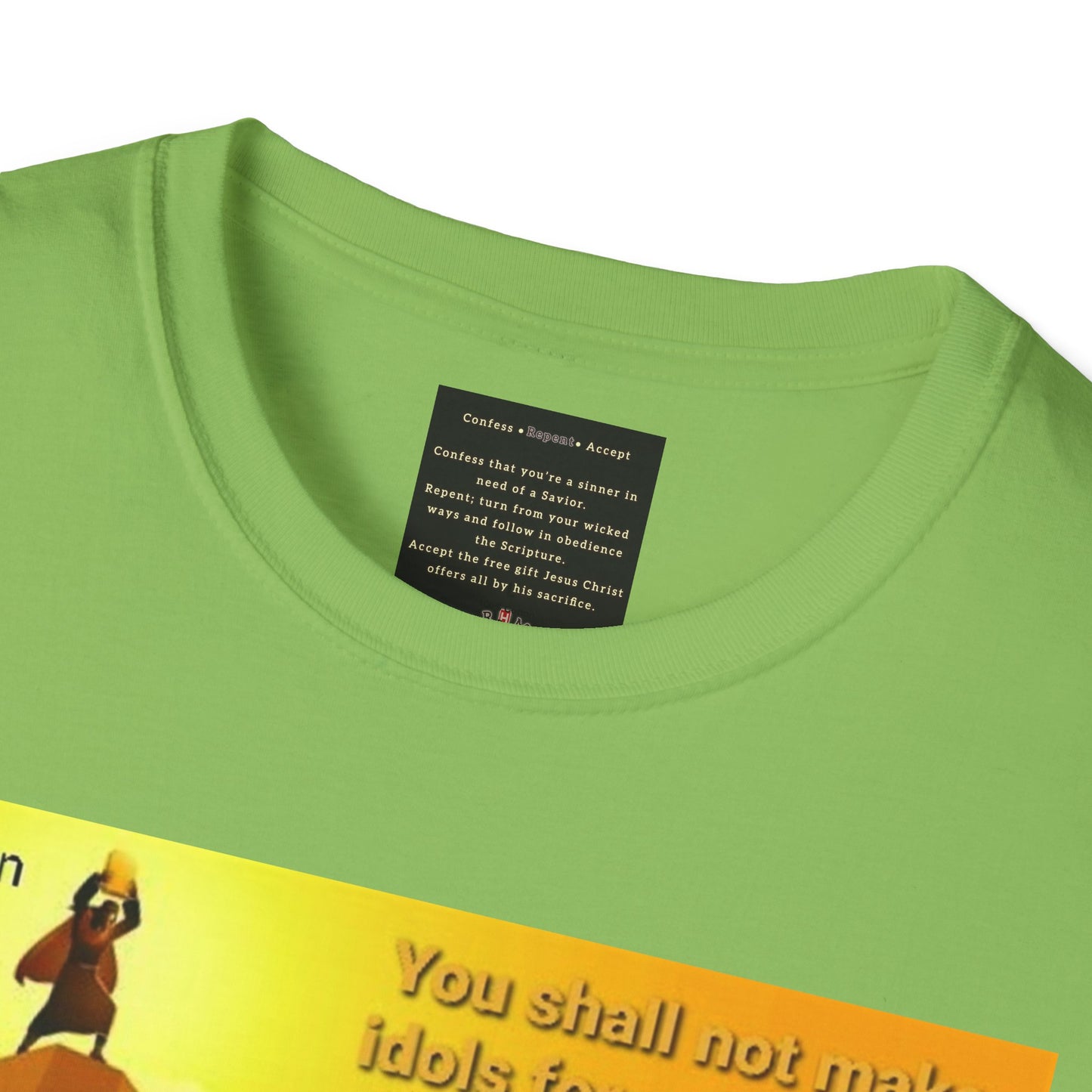 Abolition of Abortion Unisex Softstyle T-Shirt - Abolition of Abortion Design