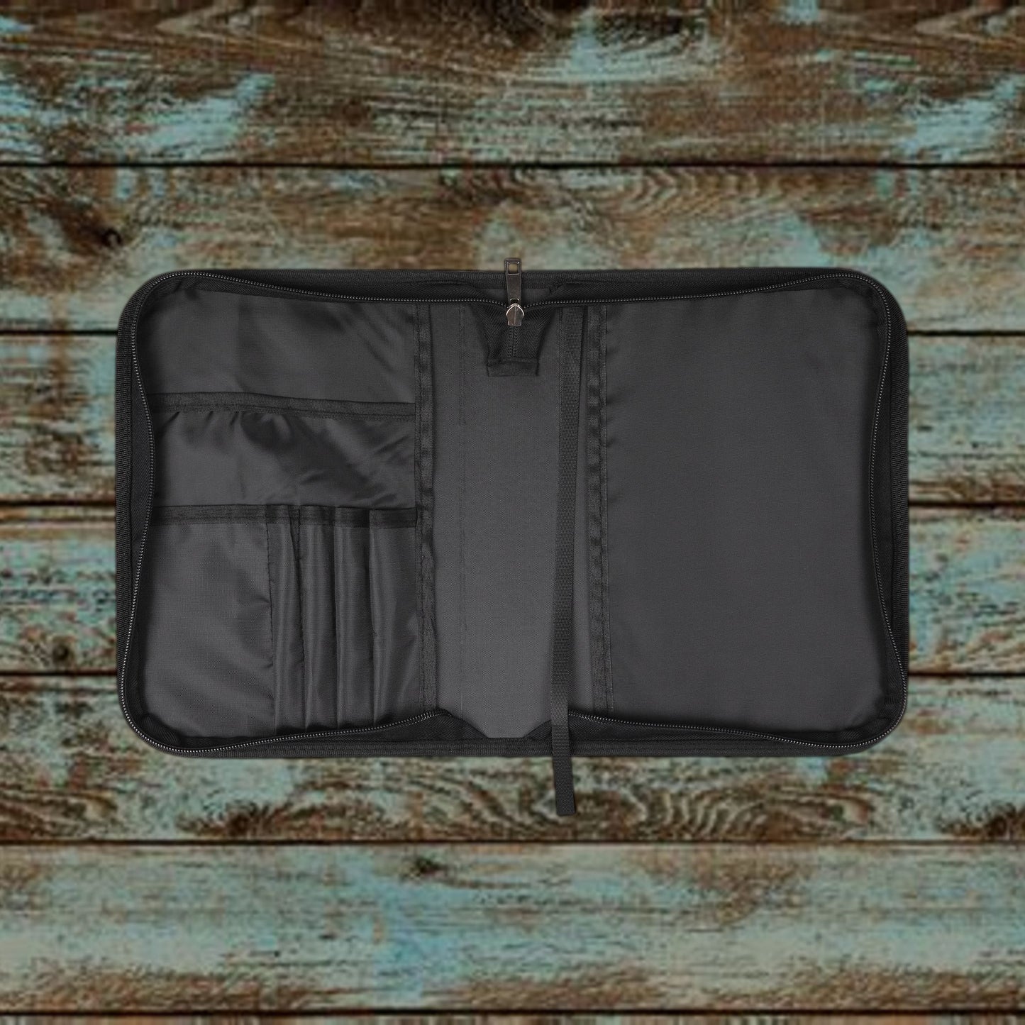 Bible Cover - Repentant Hearts Ministry Zippered Bible Case with RHM Logo & Matthew 11:28 Verse