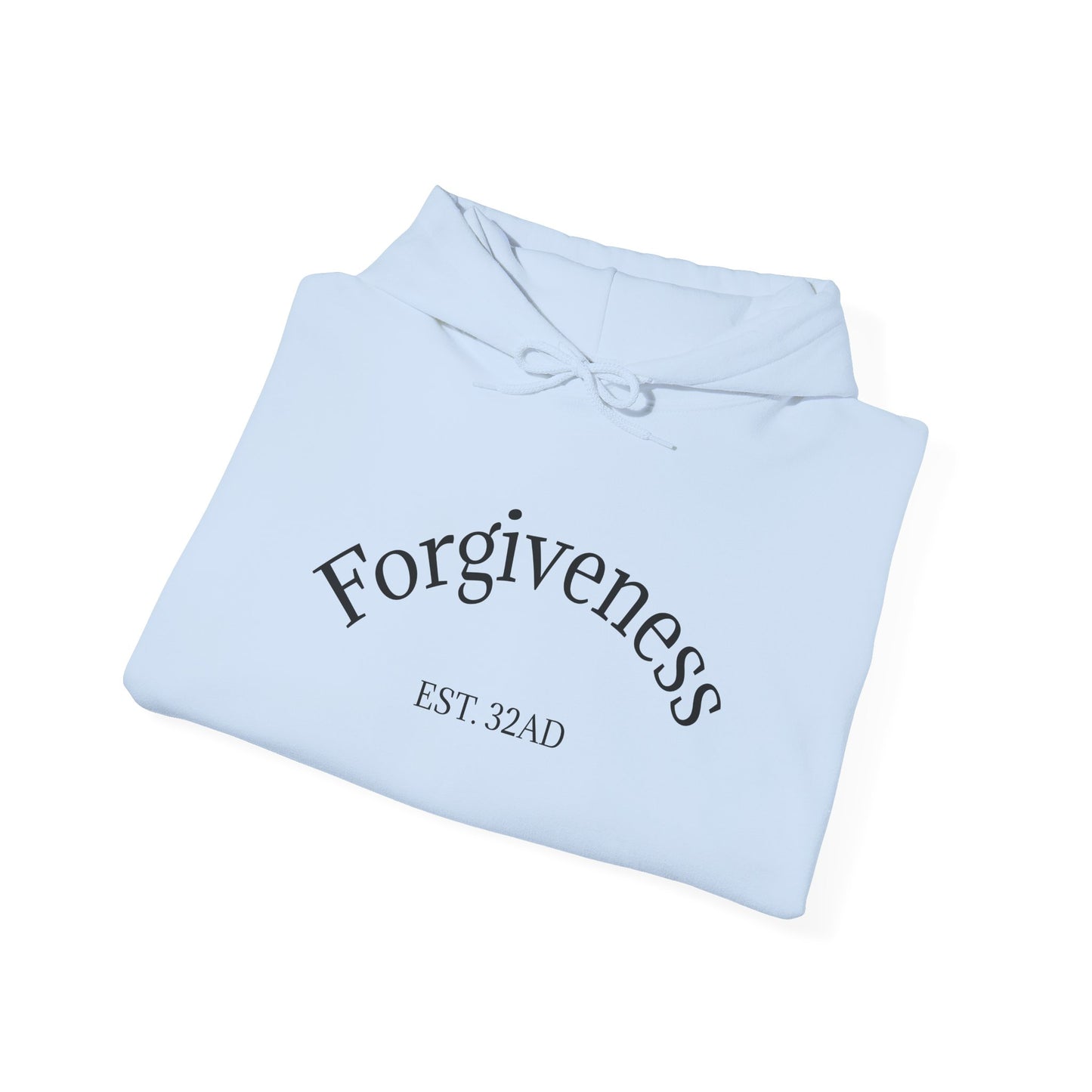 Forgiveness Hoodie (Romans 10:9-10)— Christian Scripture Faith Pullover