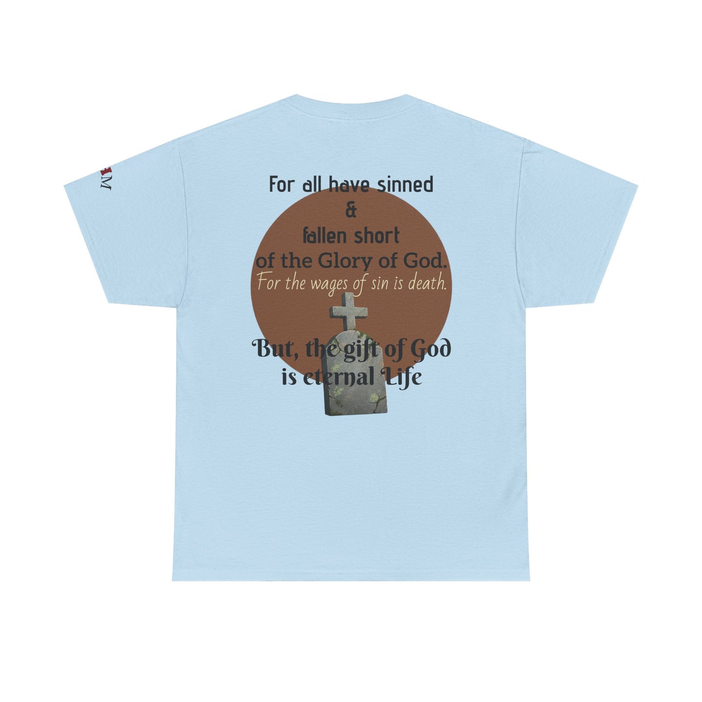 "Saved" Ephesians 2:8 T‑Shirt — Scripture back