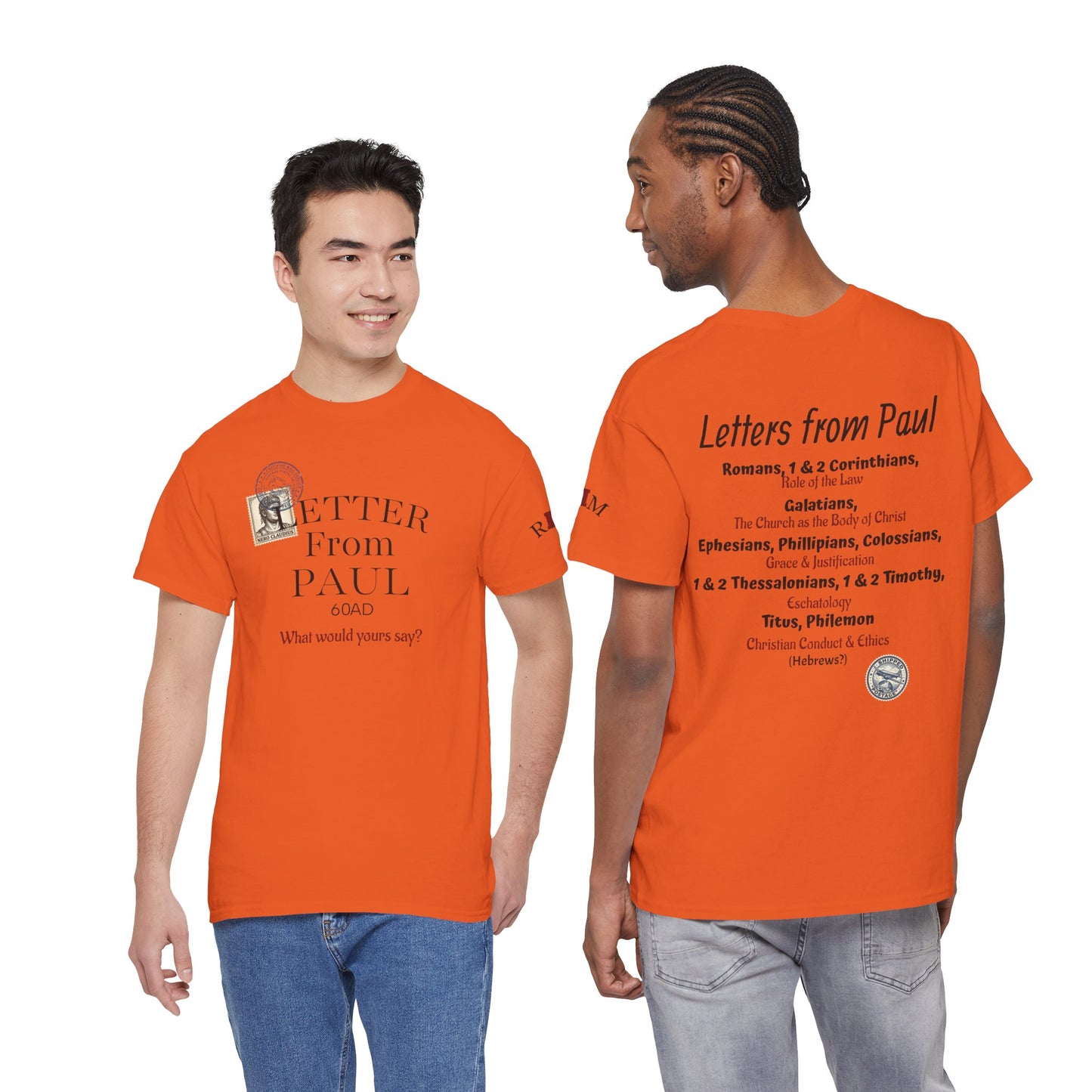 Letters from Paul T-Shirt — What Would Yours Say?