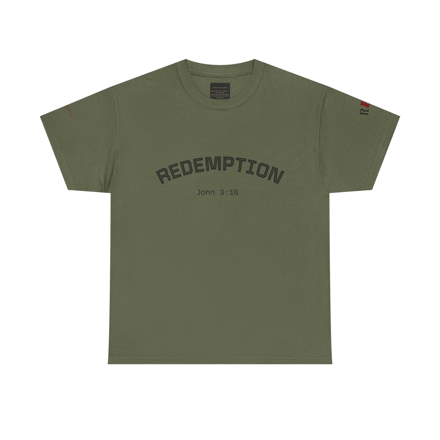 Redemption John 3:16 T-Shirt — Scripture Tee