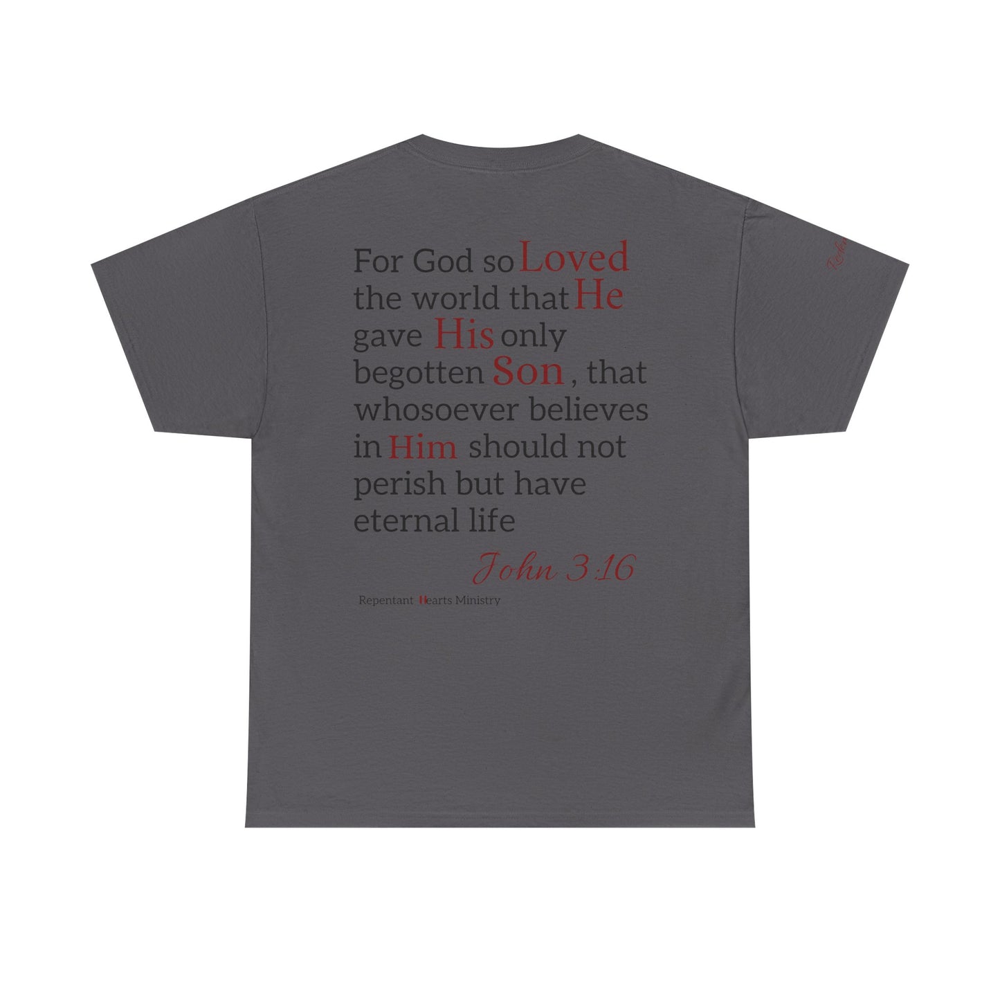 Redemption John 3:16 T-Shirt — Scripture Tee