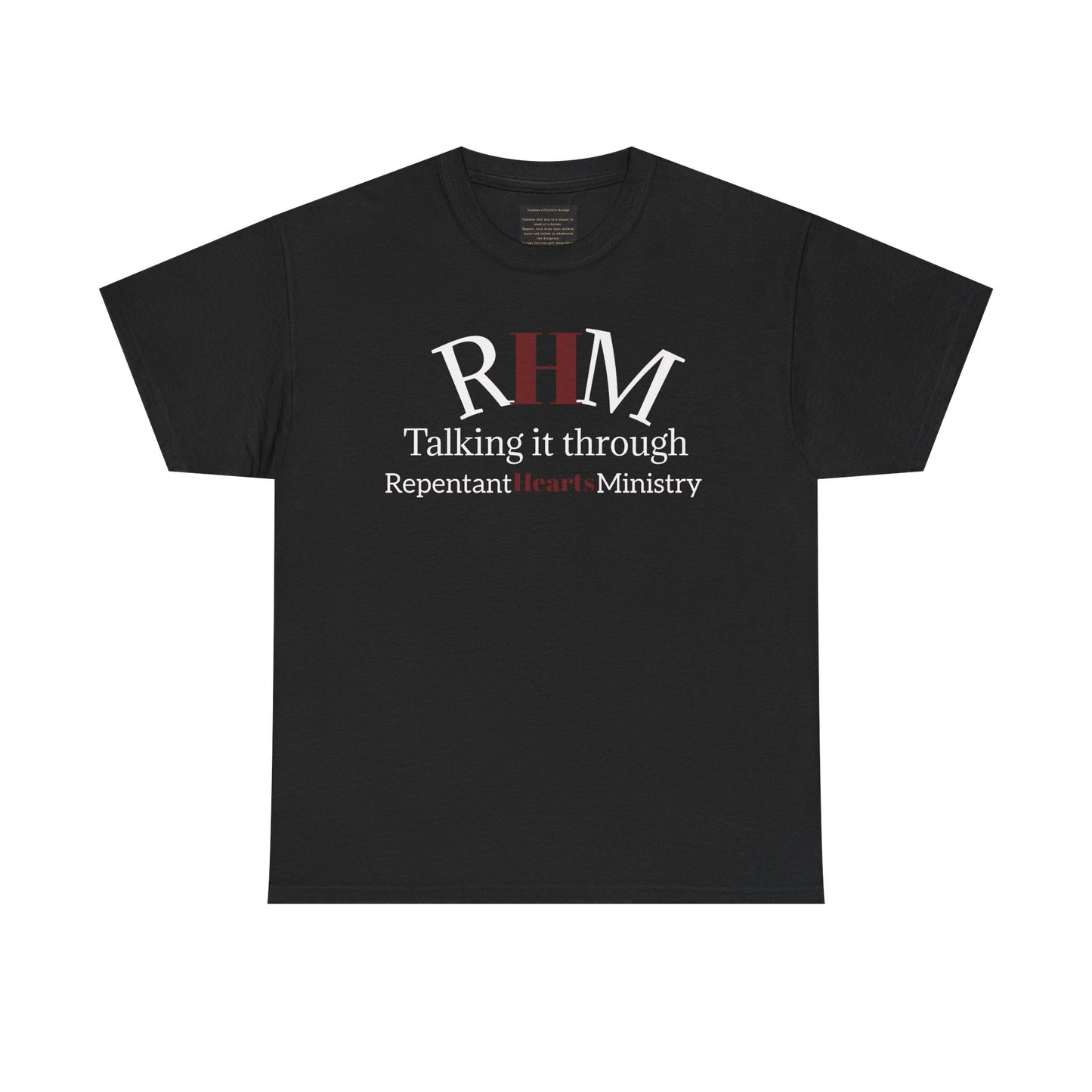 Ministry Tee — "Talking It Through" Repentant Hearts Gospel Shirt