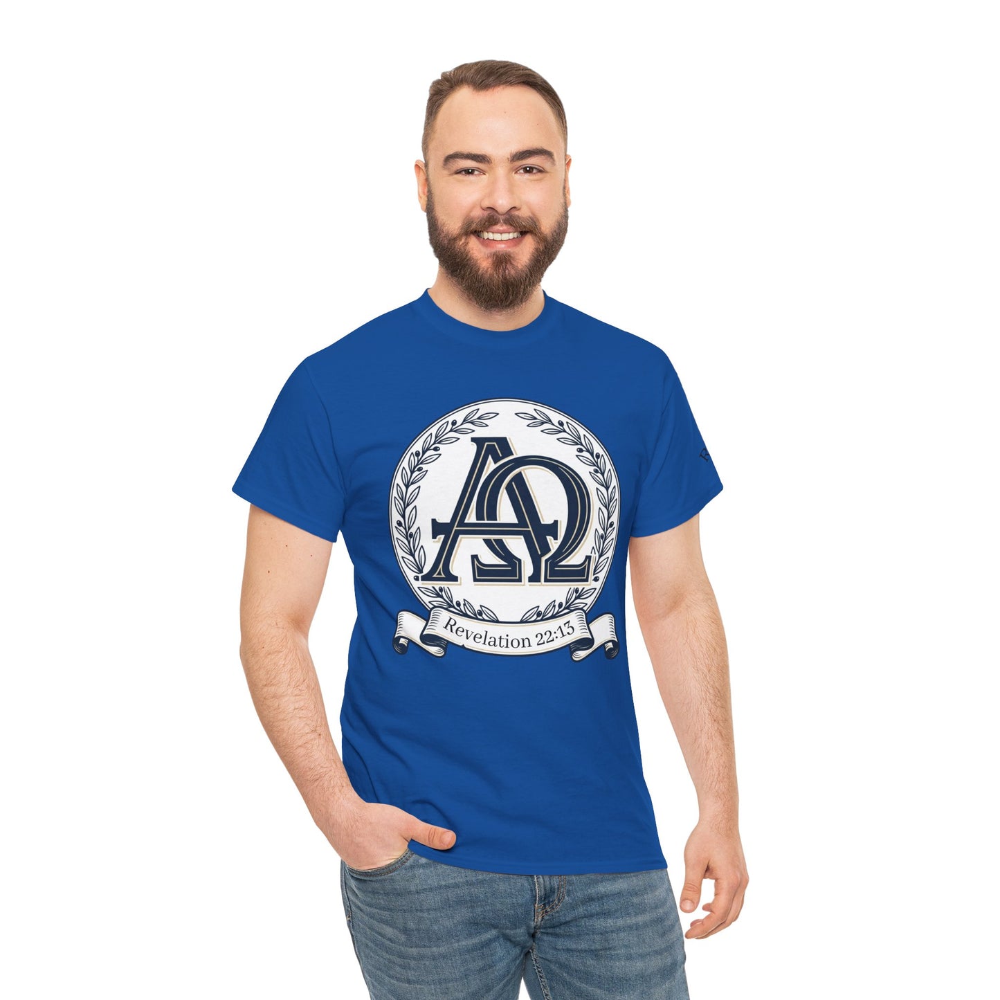 Alpha Omega T-shirt "I Am the First & the Last" Names of Jesus