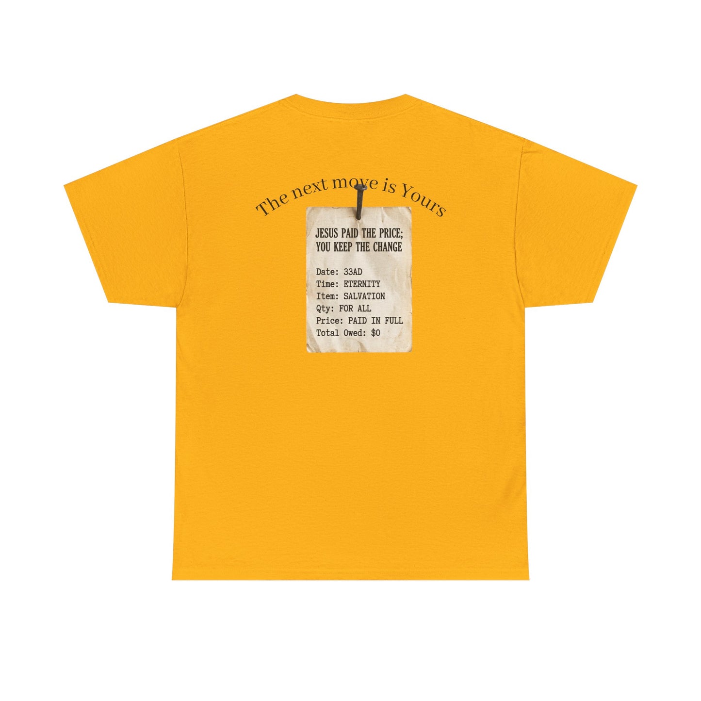 Your Debt Is Paid Romans 6:23 Inspirational- Christian Cross T-Shirt