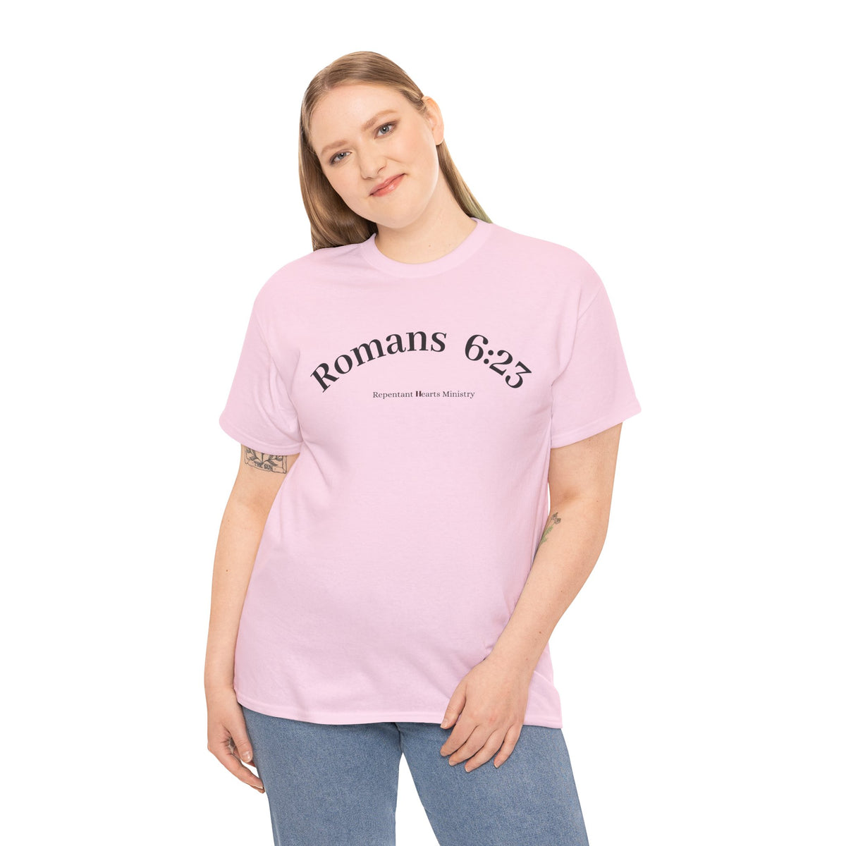 Your Debt Is Paid Romans 6:23 Inspirational- Christian Cross T-Shirt