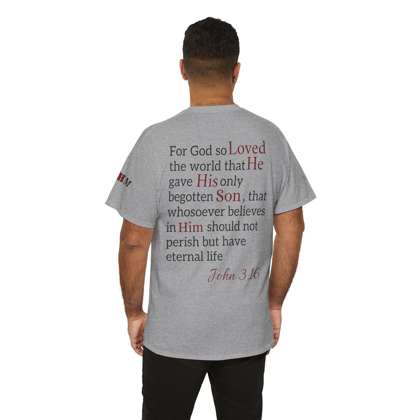 Redemption John 3:16 T-Shirt — Scripture Tee