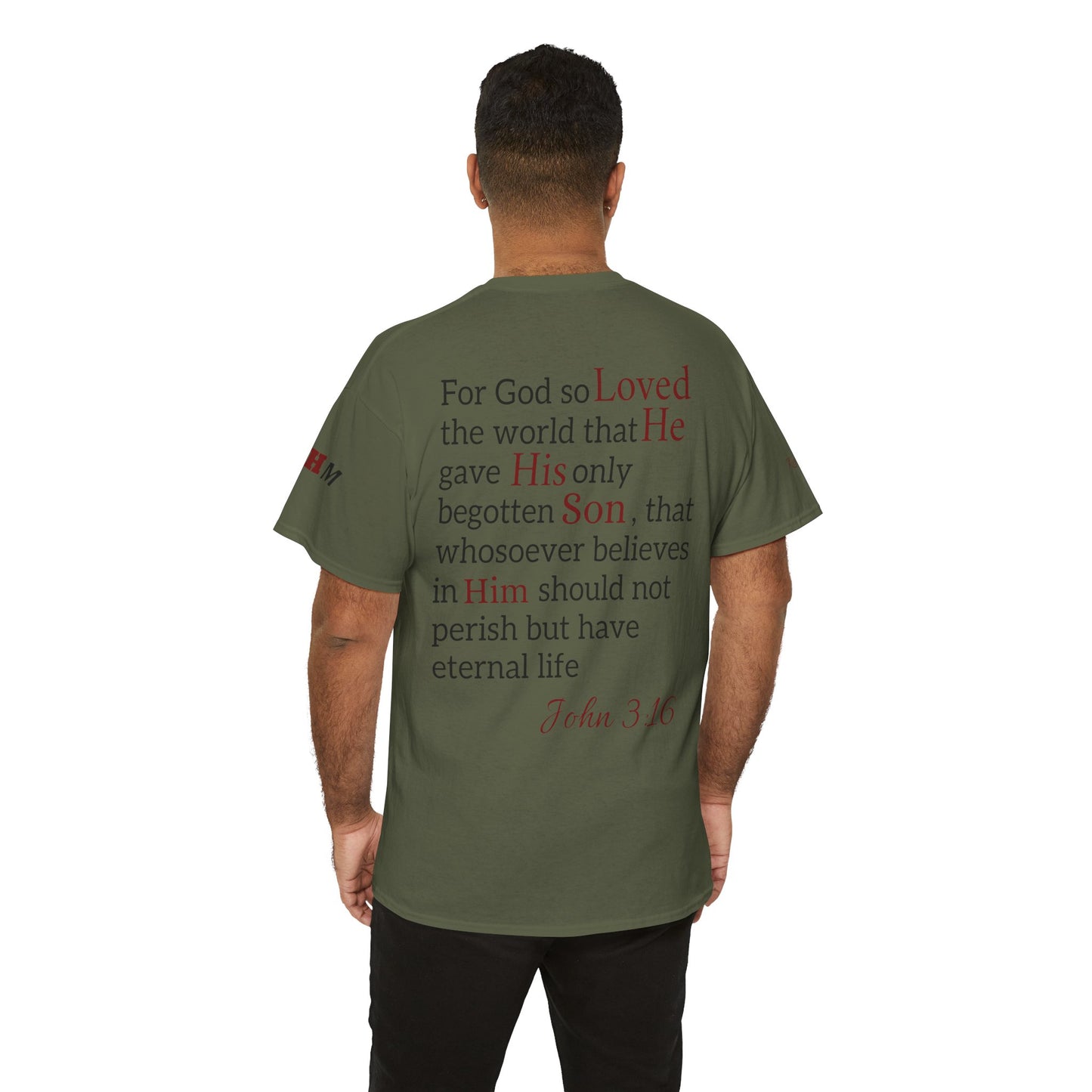 Redemption John 3:16 T-Shirt — Scripture Tee