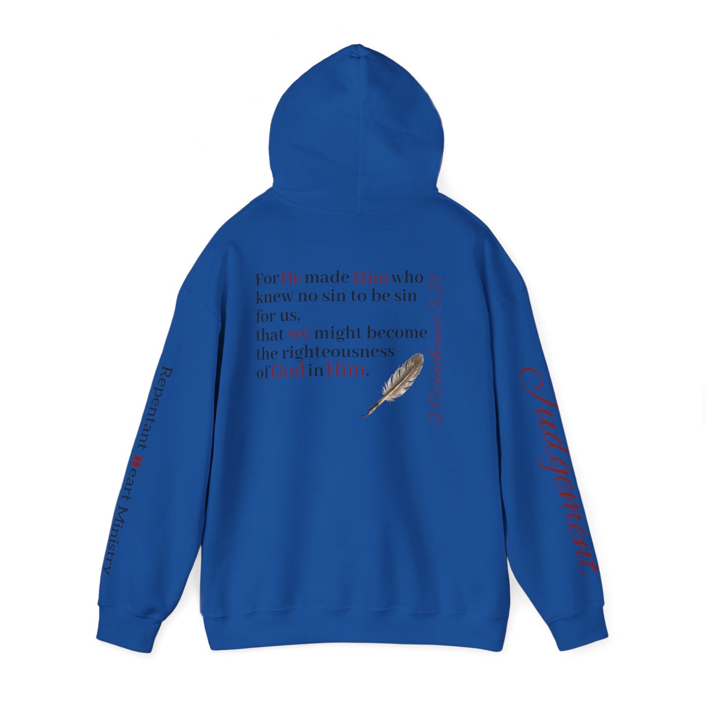 Judgment hoodie- Revelation and 2 Corinthians scripture