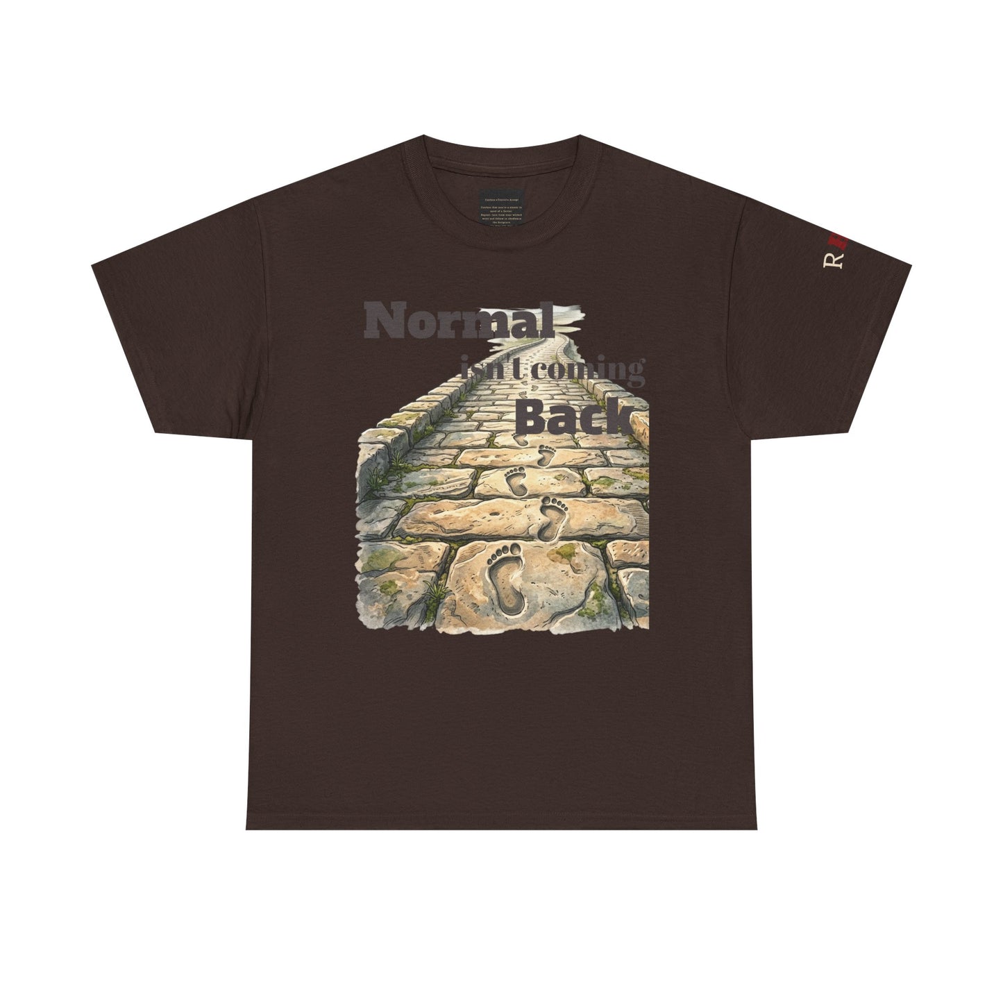 Normal Isn't Coming Back- Pathway Christian T-Shirt - Design