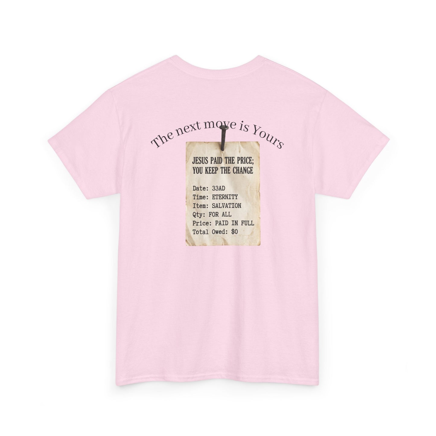 Your Debt Is Paid Romans 6:23 Inspirational- Christian Cross T-Shirt