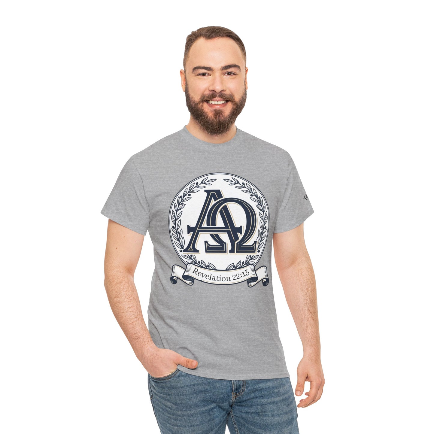 Alpha Omega T-shirt "I Am the First & the Last" Names of Jesus