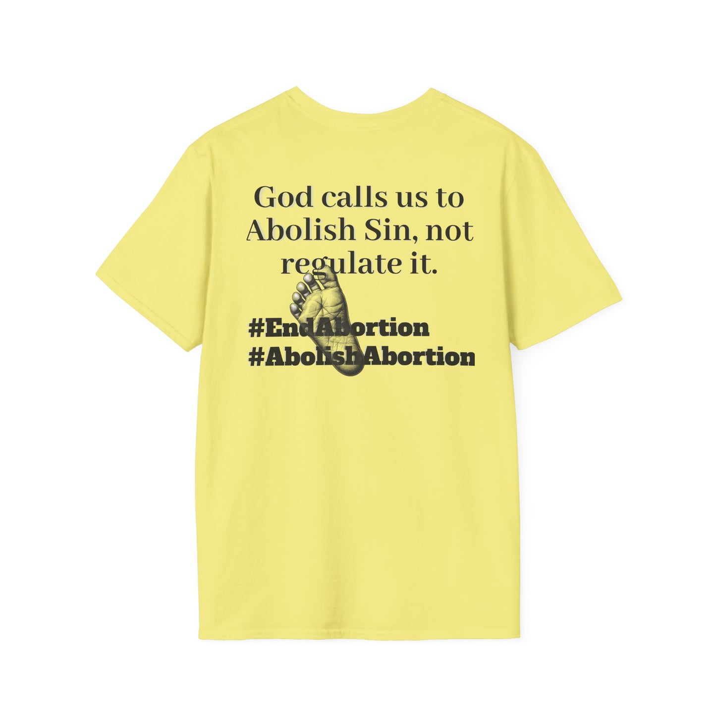 Abolish Abortion T-Shirt - Jeremiah 1:5