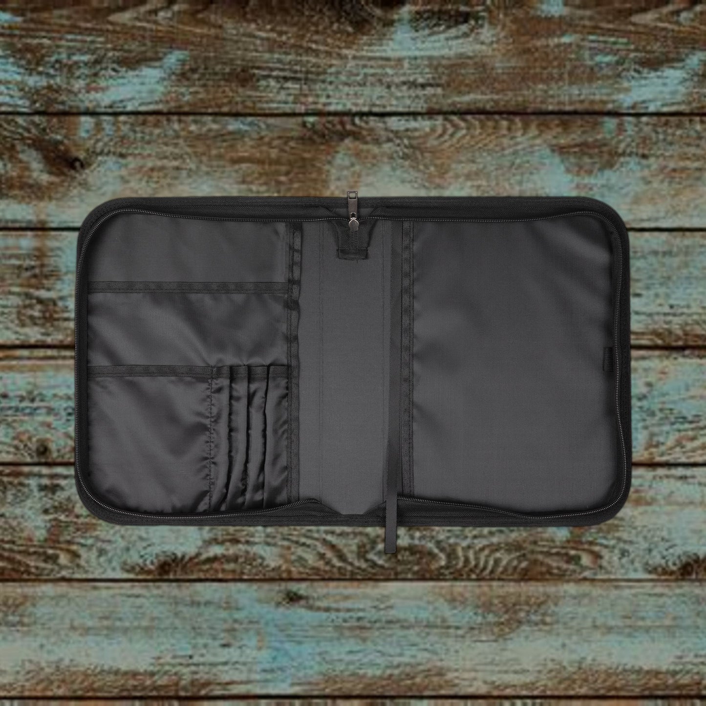 Bible Cover - Repentant Hearts Ministry Zippered Bible Case with RHM Logo & Matthew 11:28 Verse