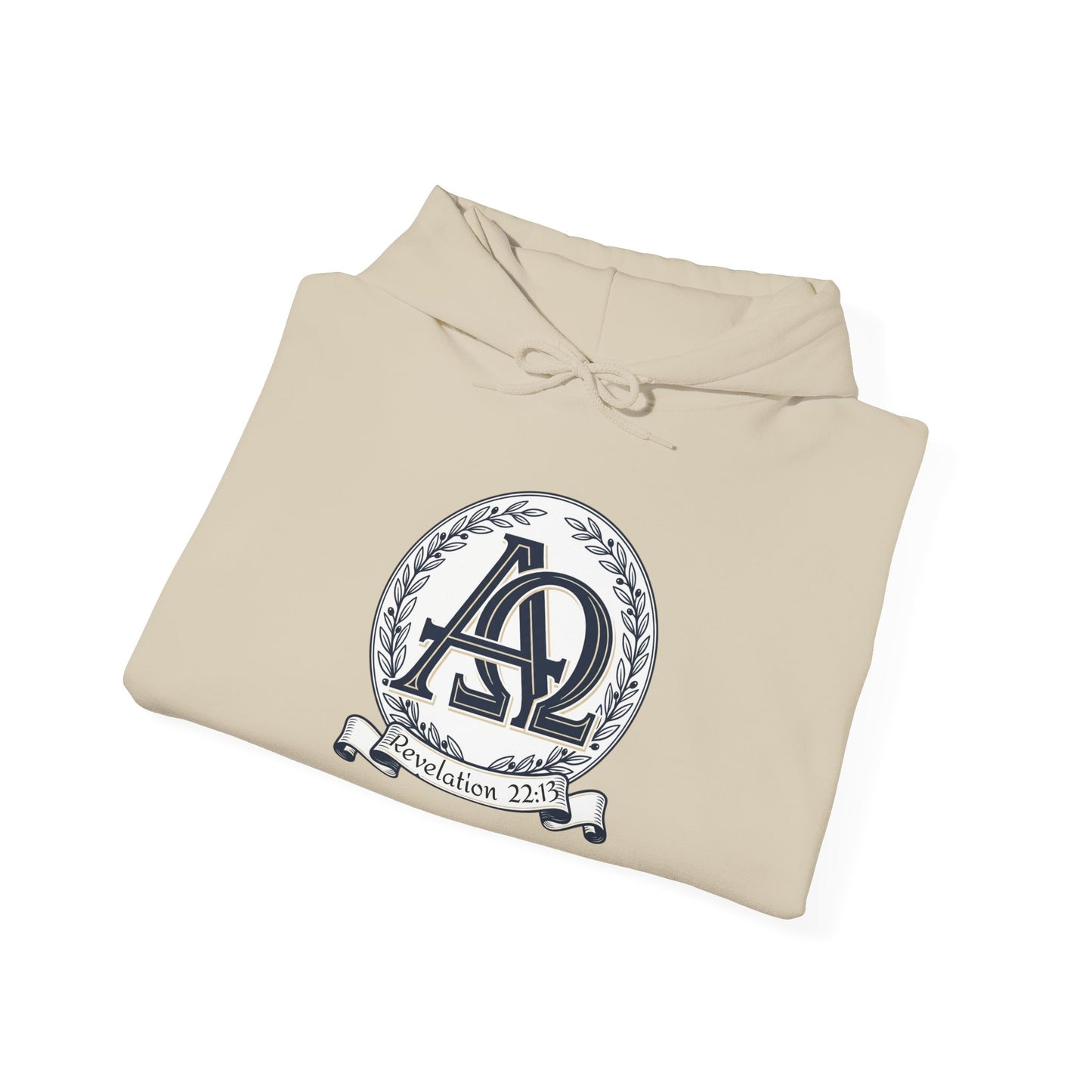 Alpha Omega Hoodie — "I Am the First & the Last" Names of Jesus