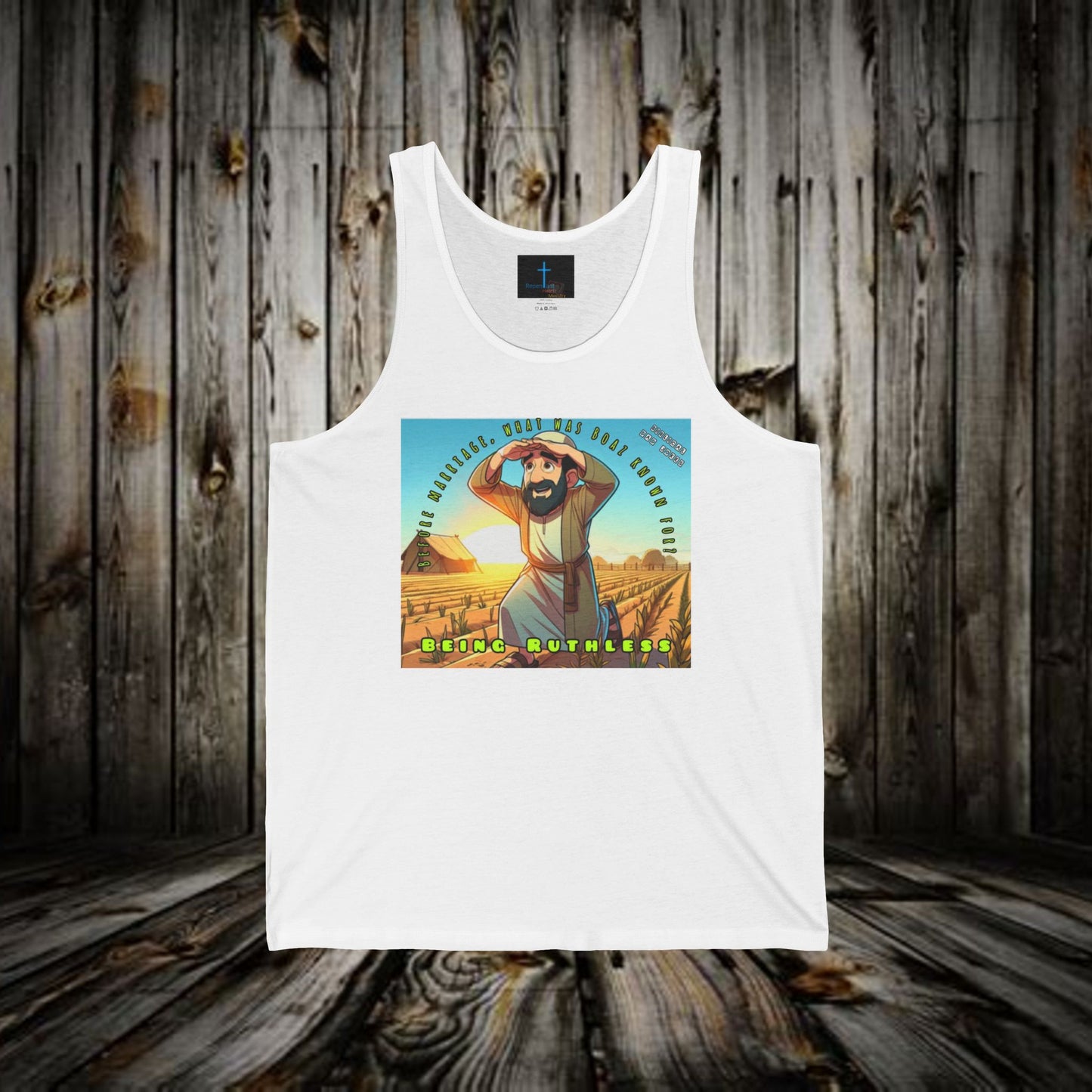 Biblical Dad Joke: Ruthless Humor- Tank Top