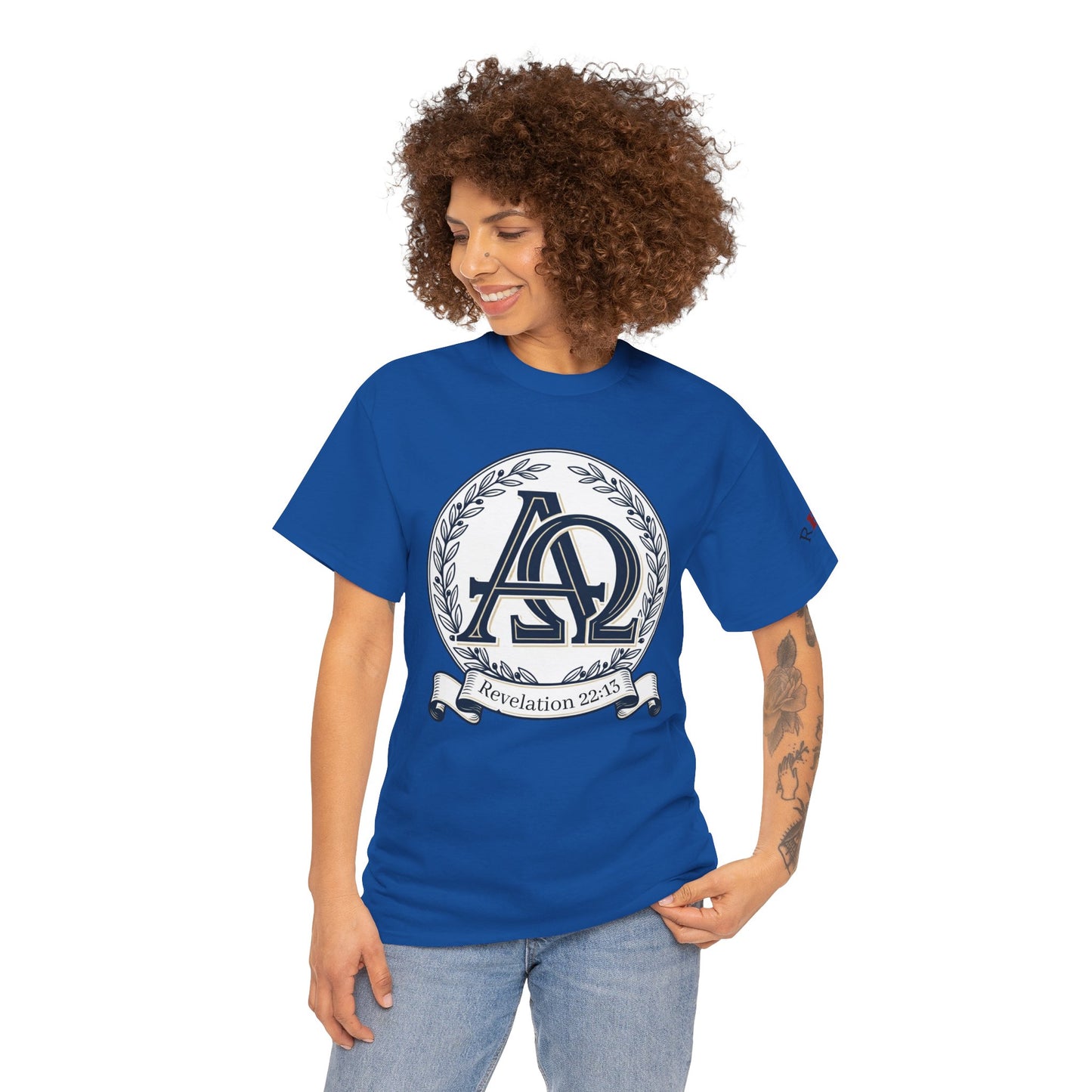 Alpha Omega T-shirt "I Am the First & the Last" Names of Jesus