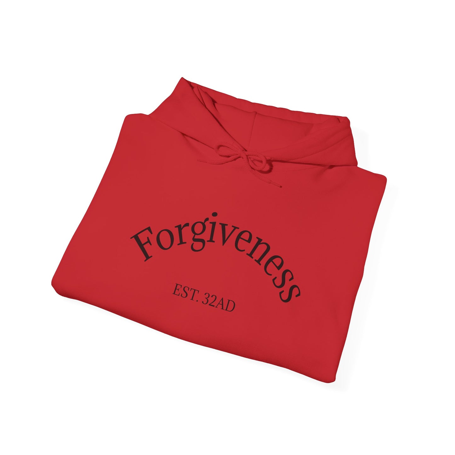 Forgiveness Hoodie (Romans 10:9-10)— Christian Scripture Faith Pullover