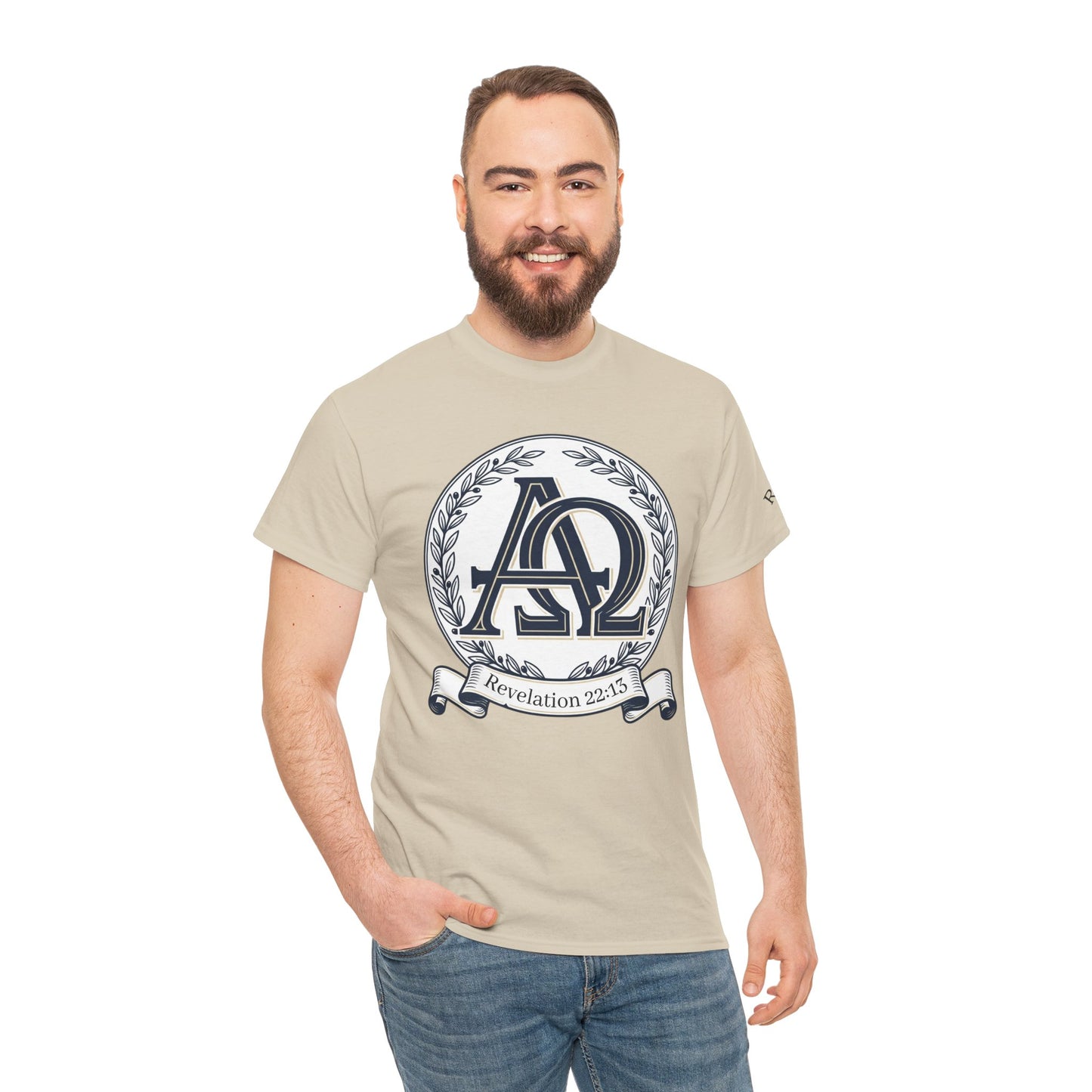 Alpha Omega T-shirt "I Am the First & the Last" Names of Jesus