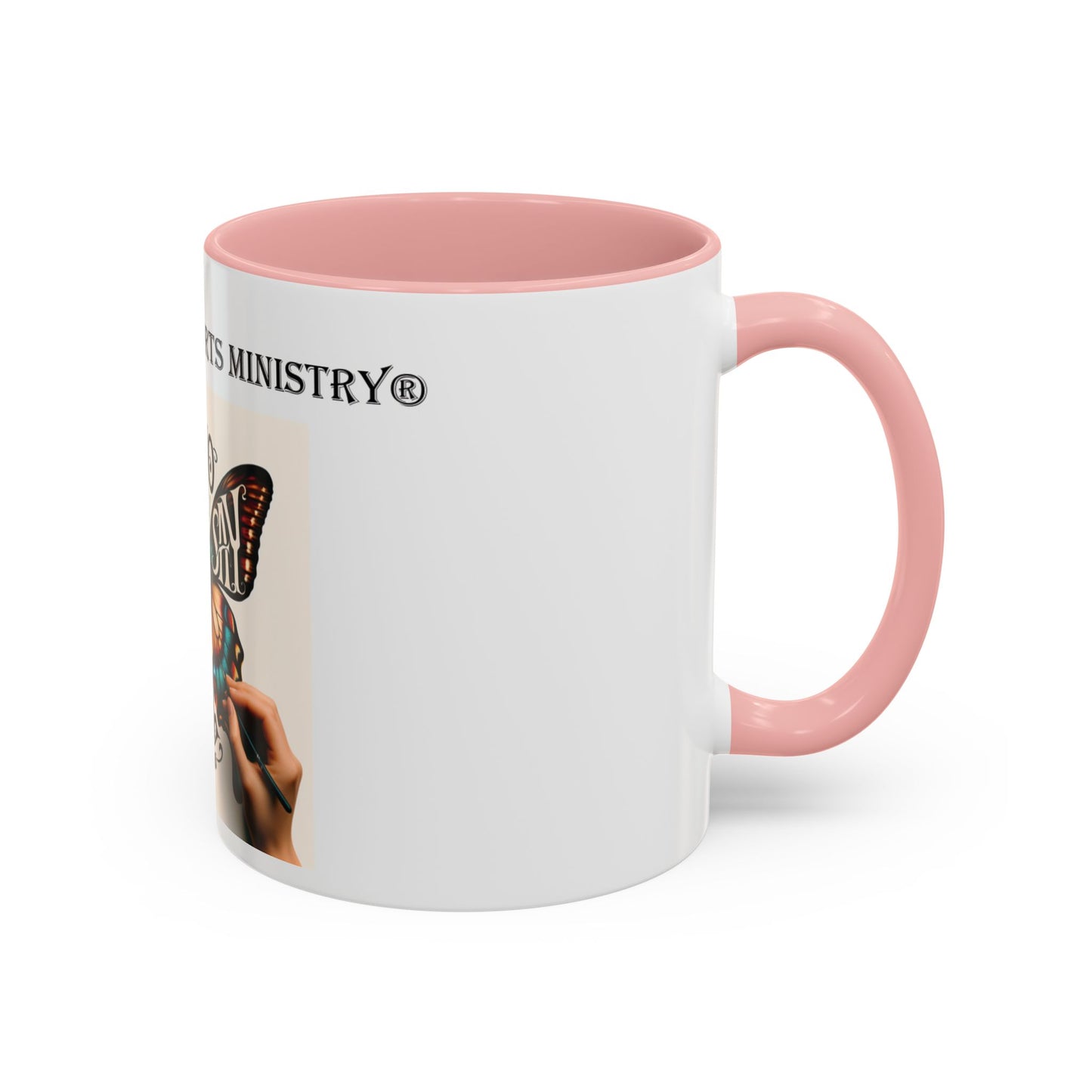 Cup Biblical Butterfly Accent Coffee Mug - "Who Do You Say I Am"