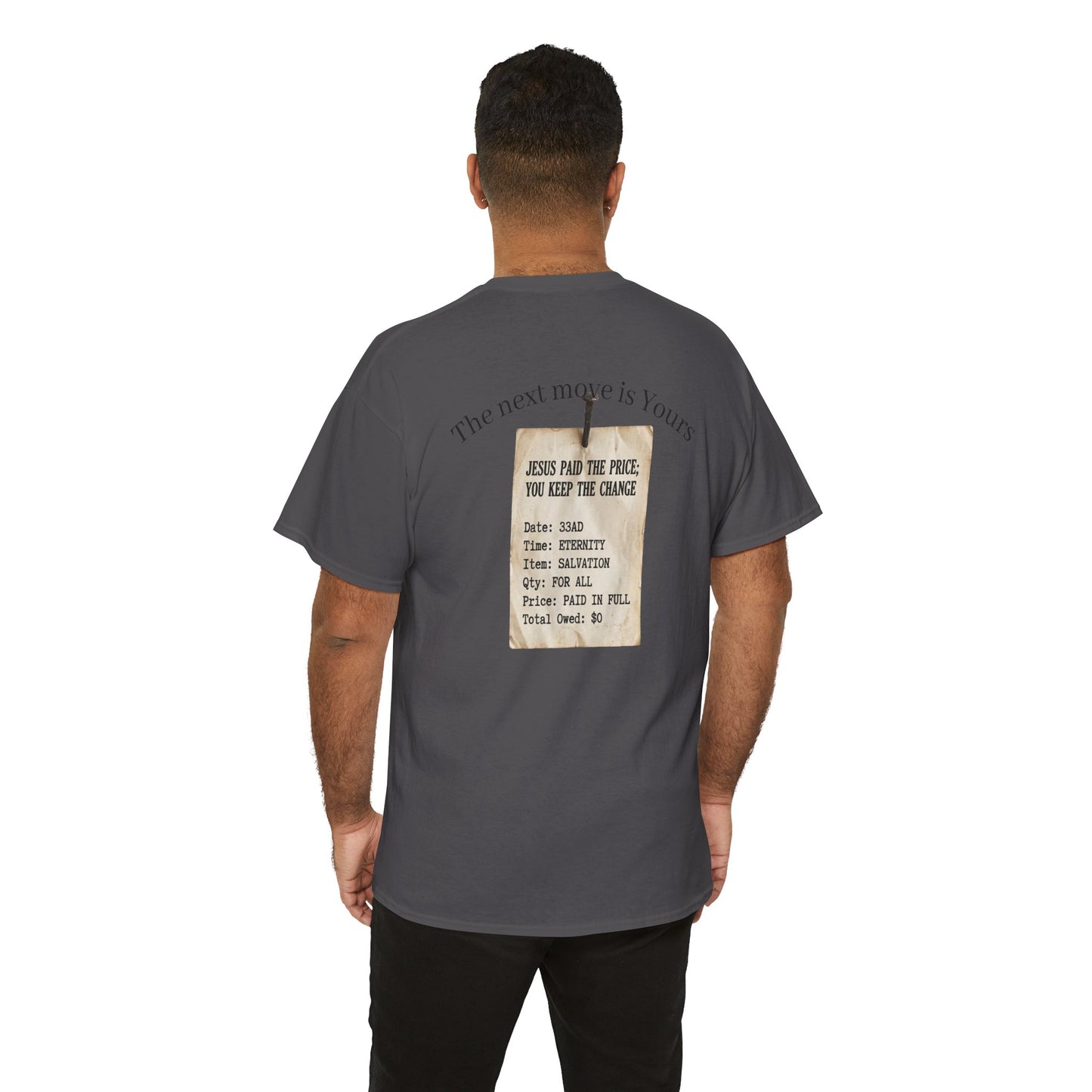 Your Debt Is Paid Romans 6:23 Inspirational- Christian Cross T-Shirt
