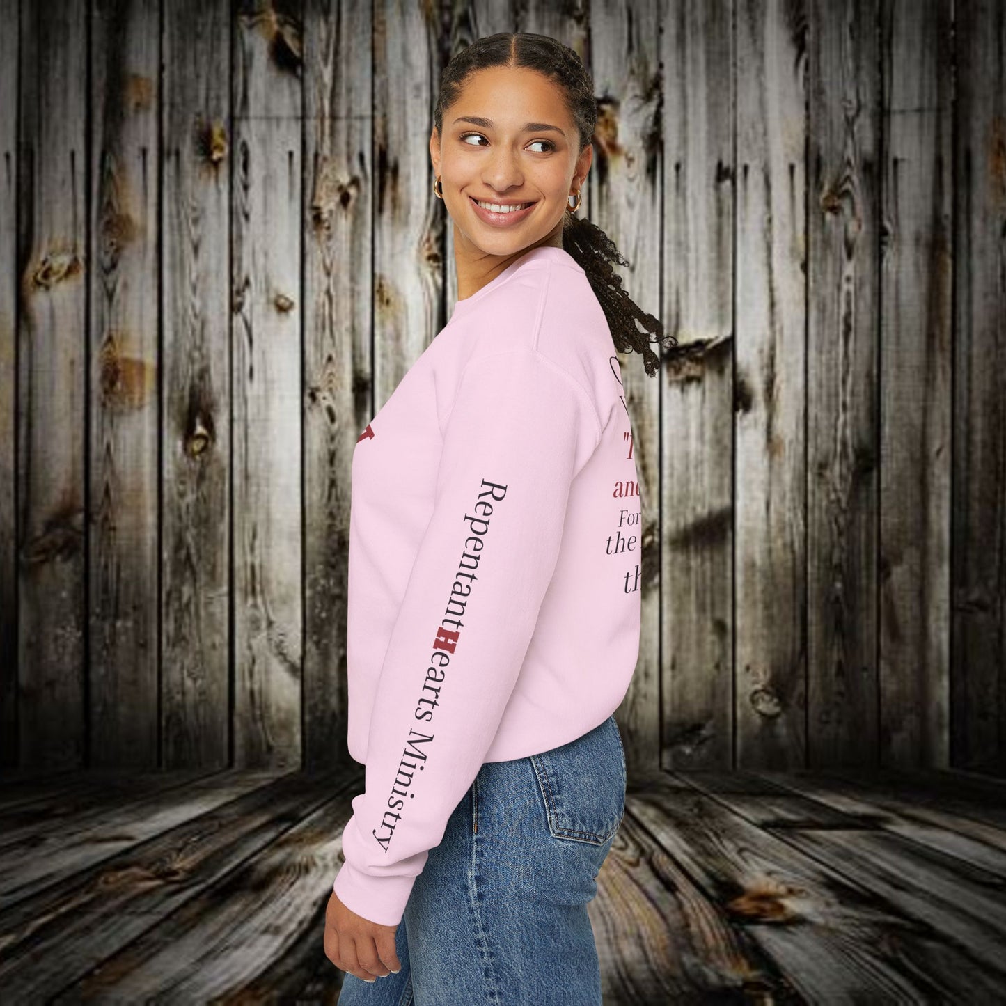 Mercy Crewneck Sweatshirt (Matthew 9:13) — "I Desire Mercy, Not Sacrifice" Inspirational Bible Verse Sweatshirt