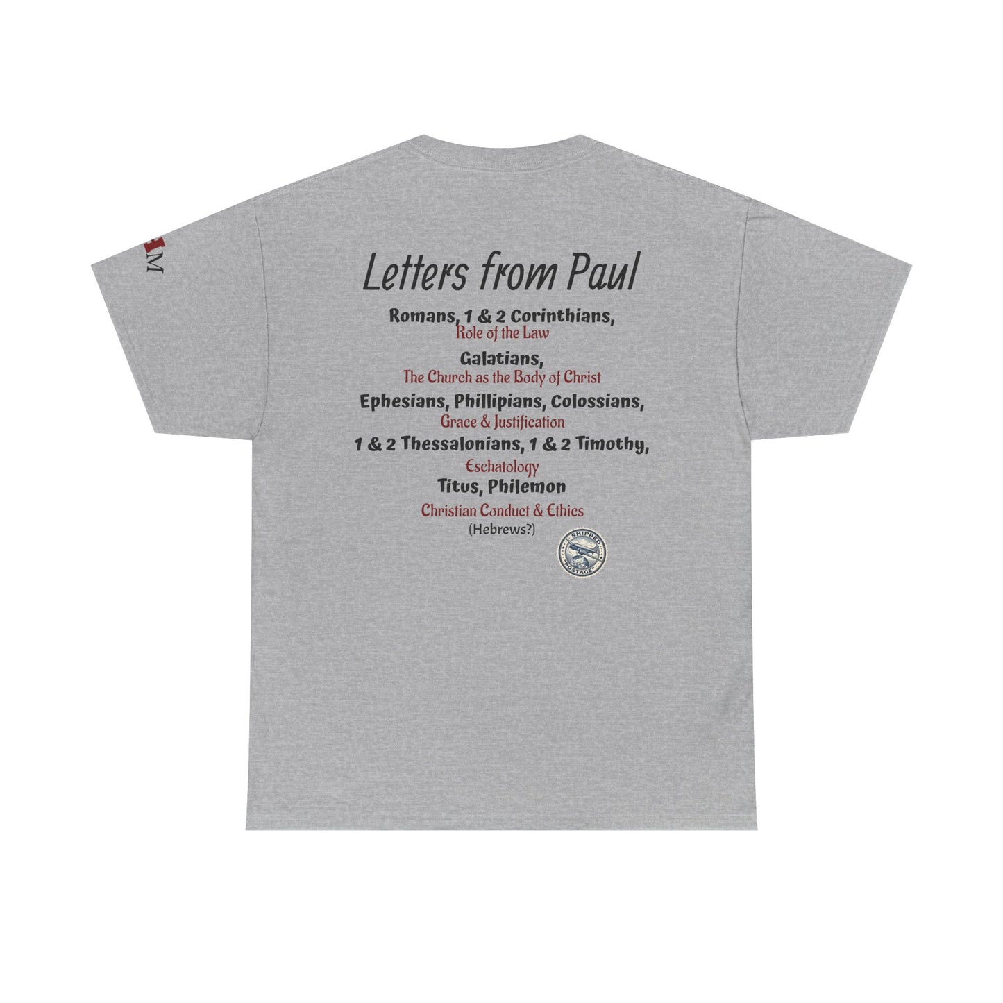 Letters from Paul T-Shirt — What Would Yours Say?