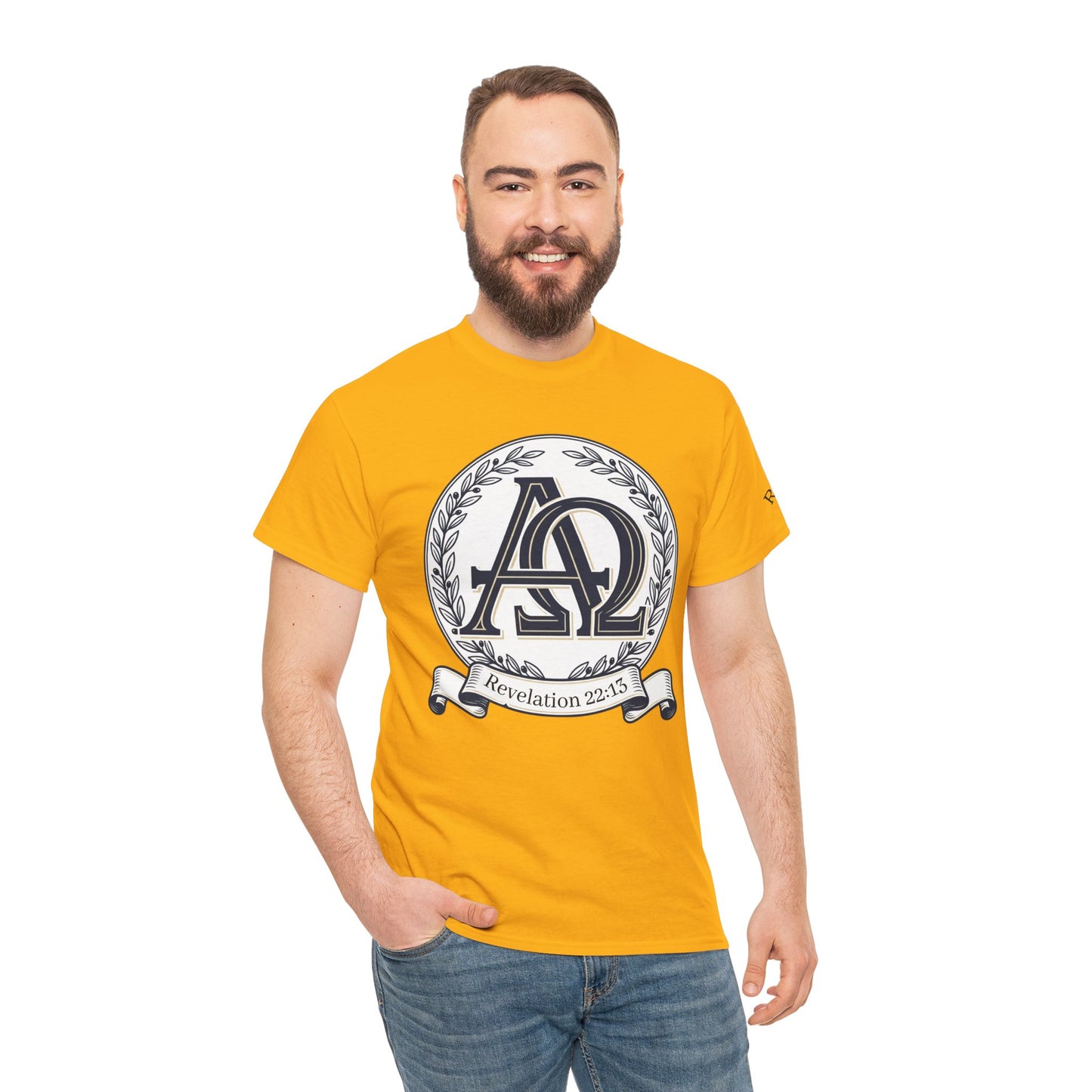 Alpha Omega T-shirt "I Am the First & the Last" Names of Jesus