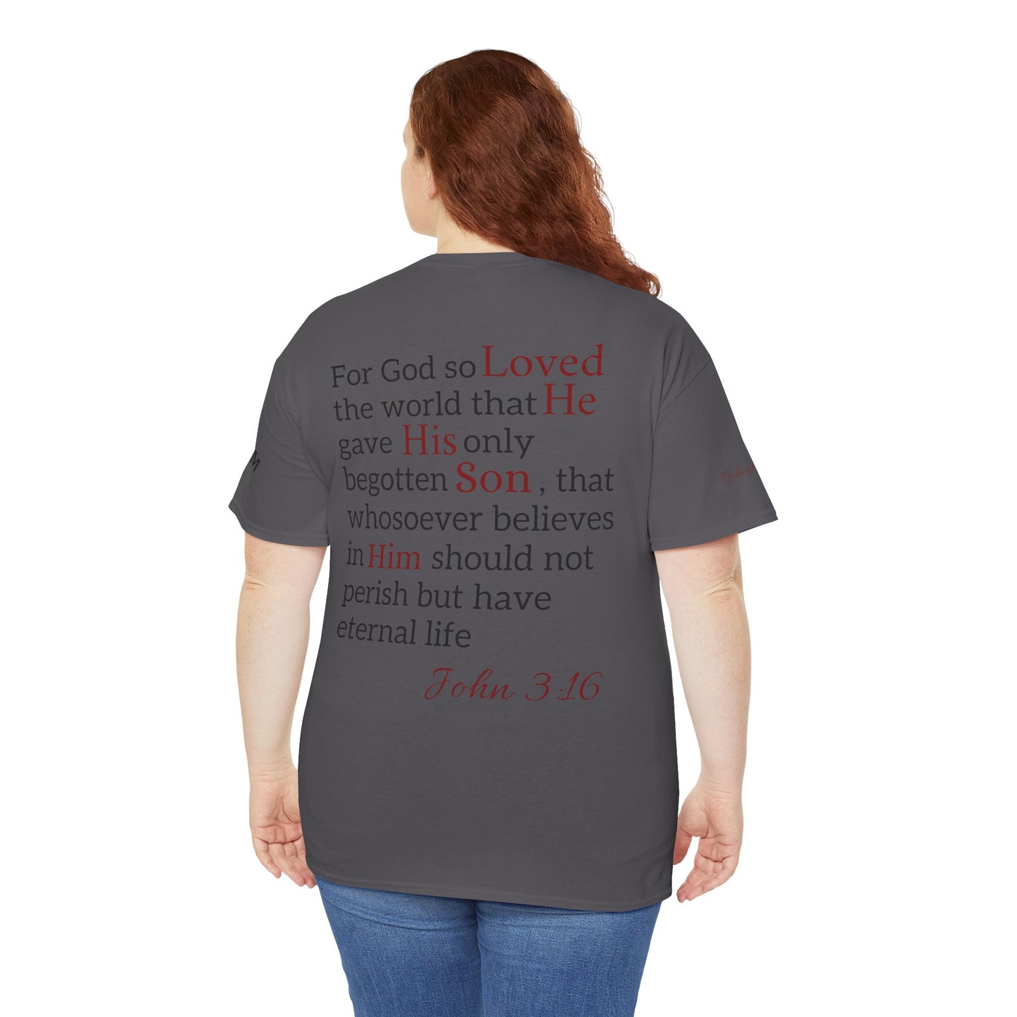 Redemption John 3:16 T-Shirt — Scripture Tee