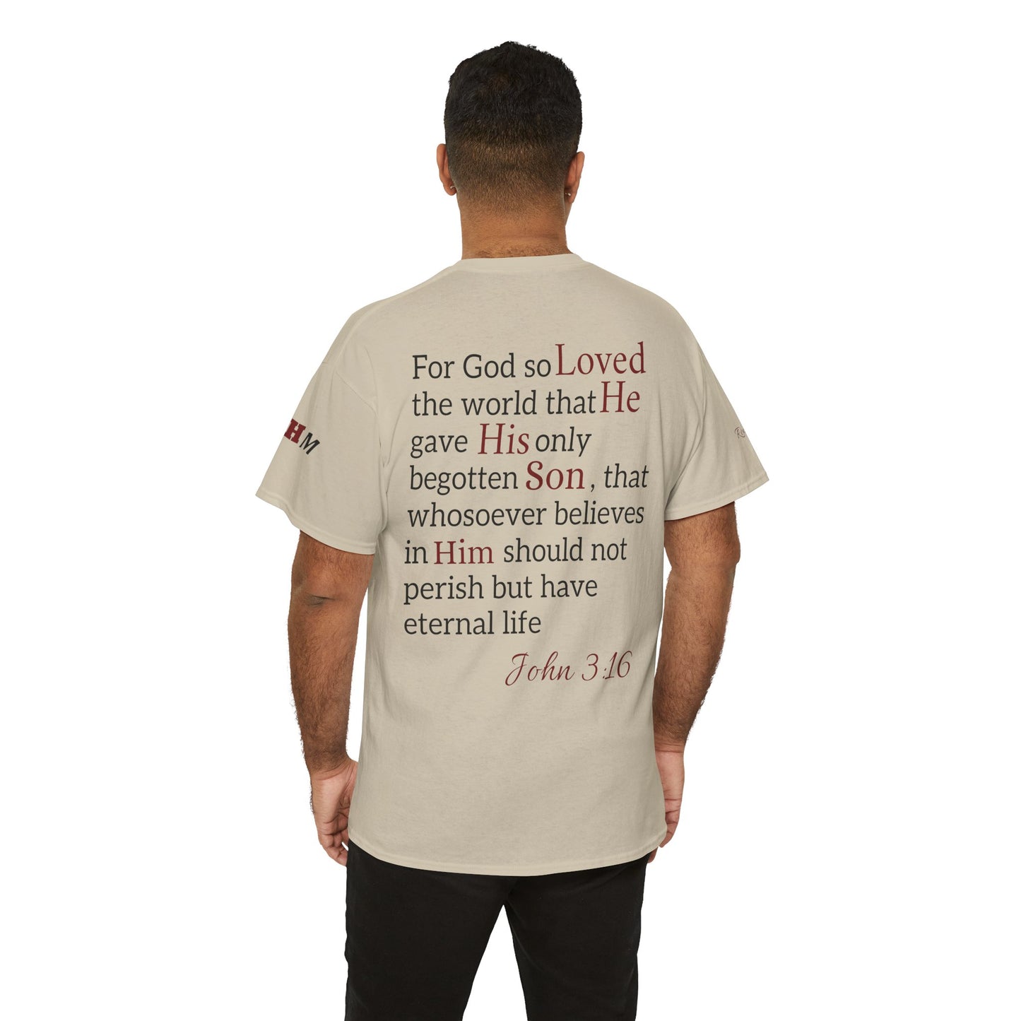 Redemption John 3:16 T-Shirt — Scripture Tee