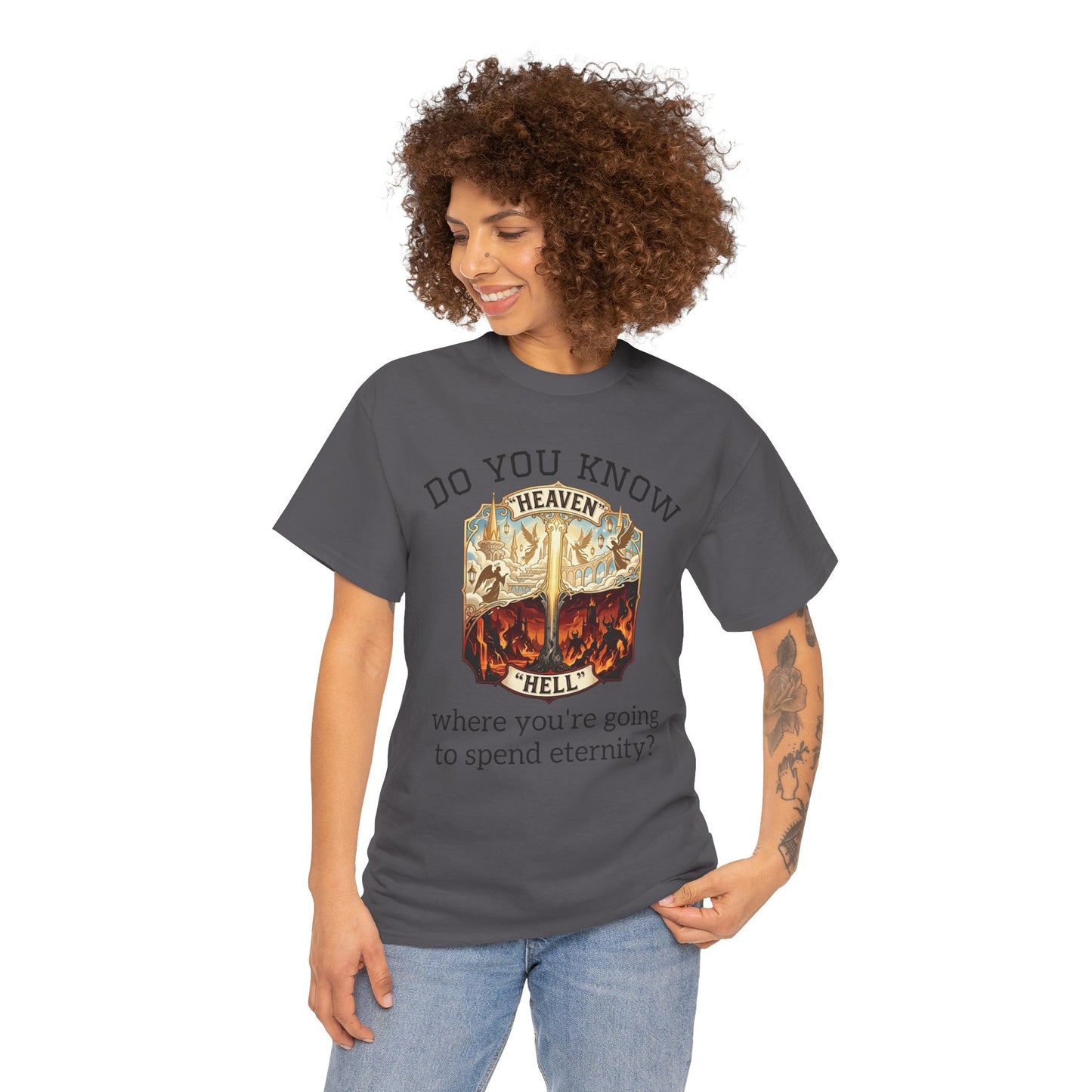 "Do You Know Where You’re Going? / Ask Me About Jesus"- Gospel Tee
