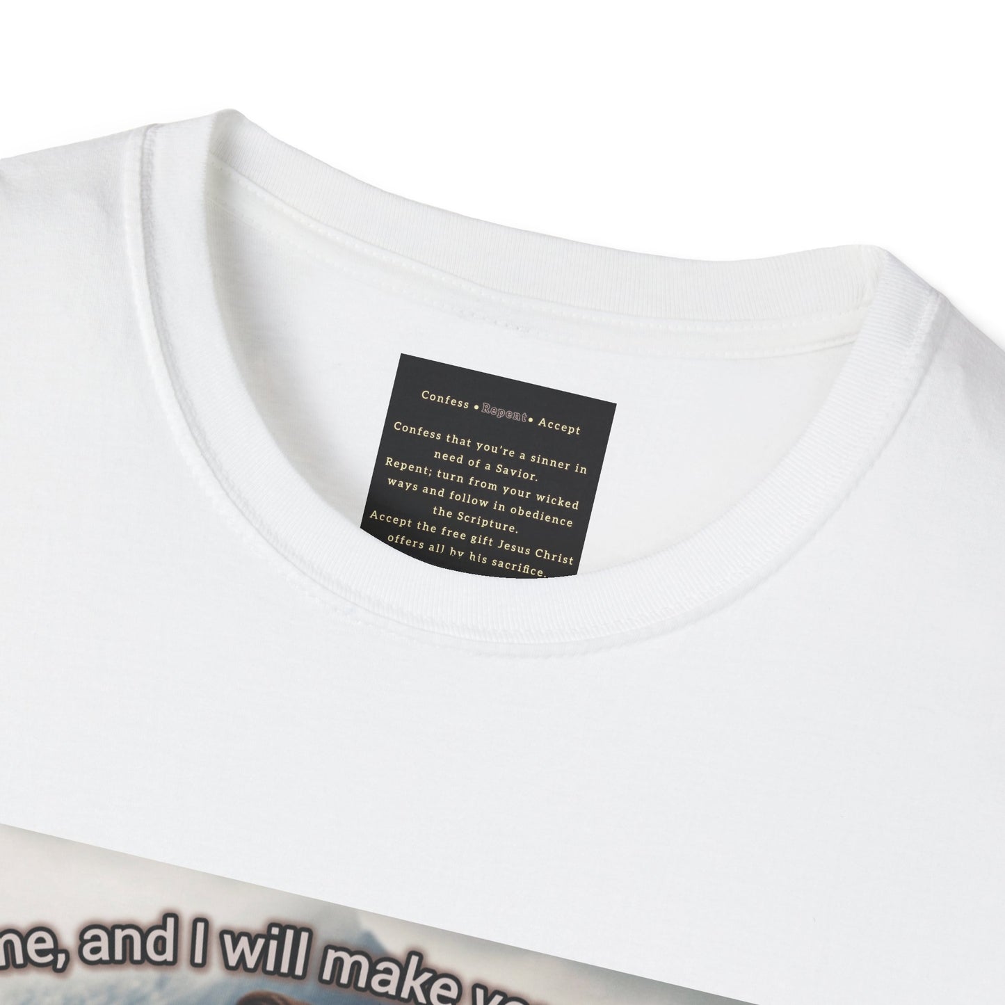 Matthew 4:19 - Jesus T-Shirt -  Design
