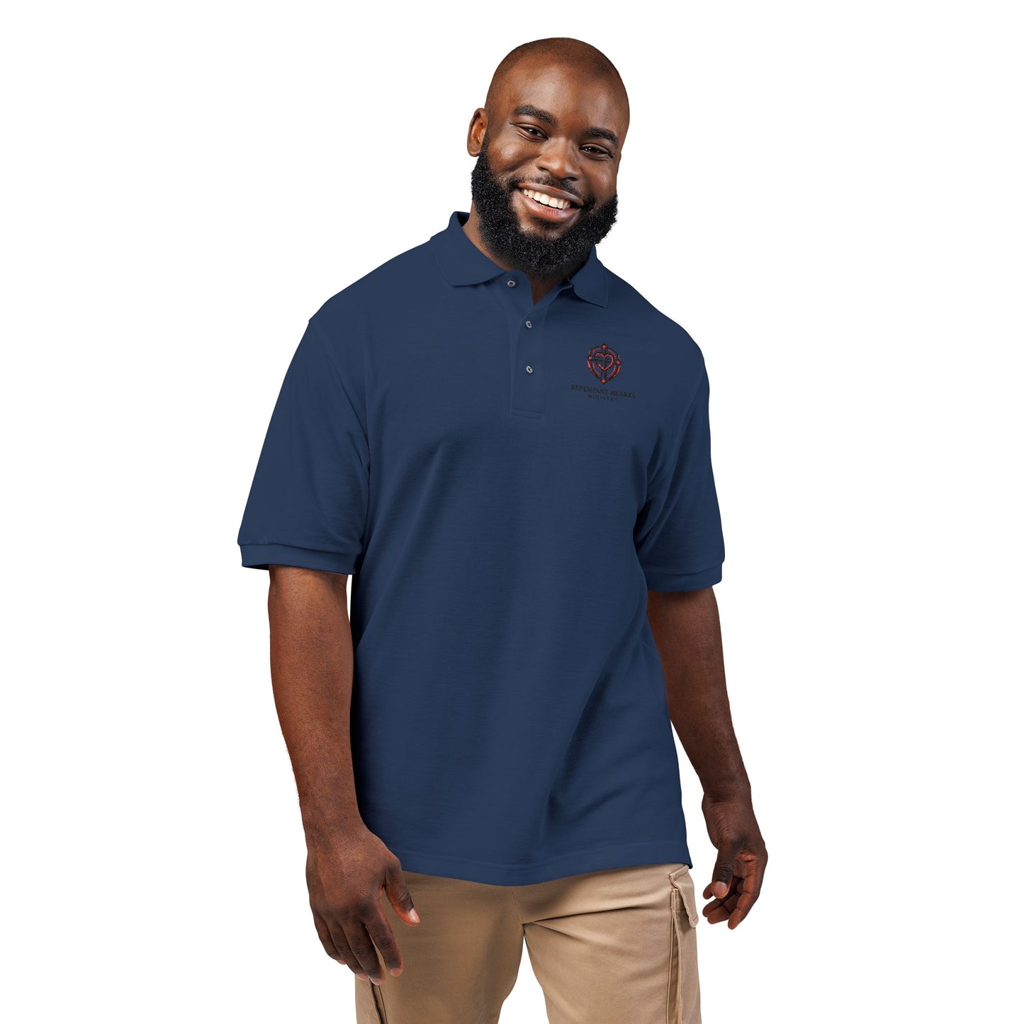 RHM Logo Polo — Hampton Harbor Crew Shirt- Embroidered