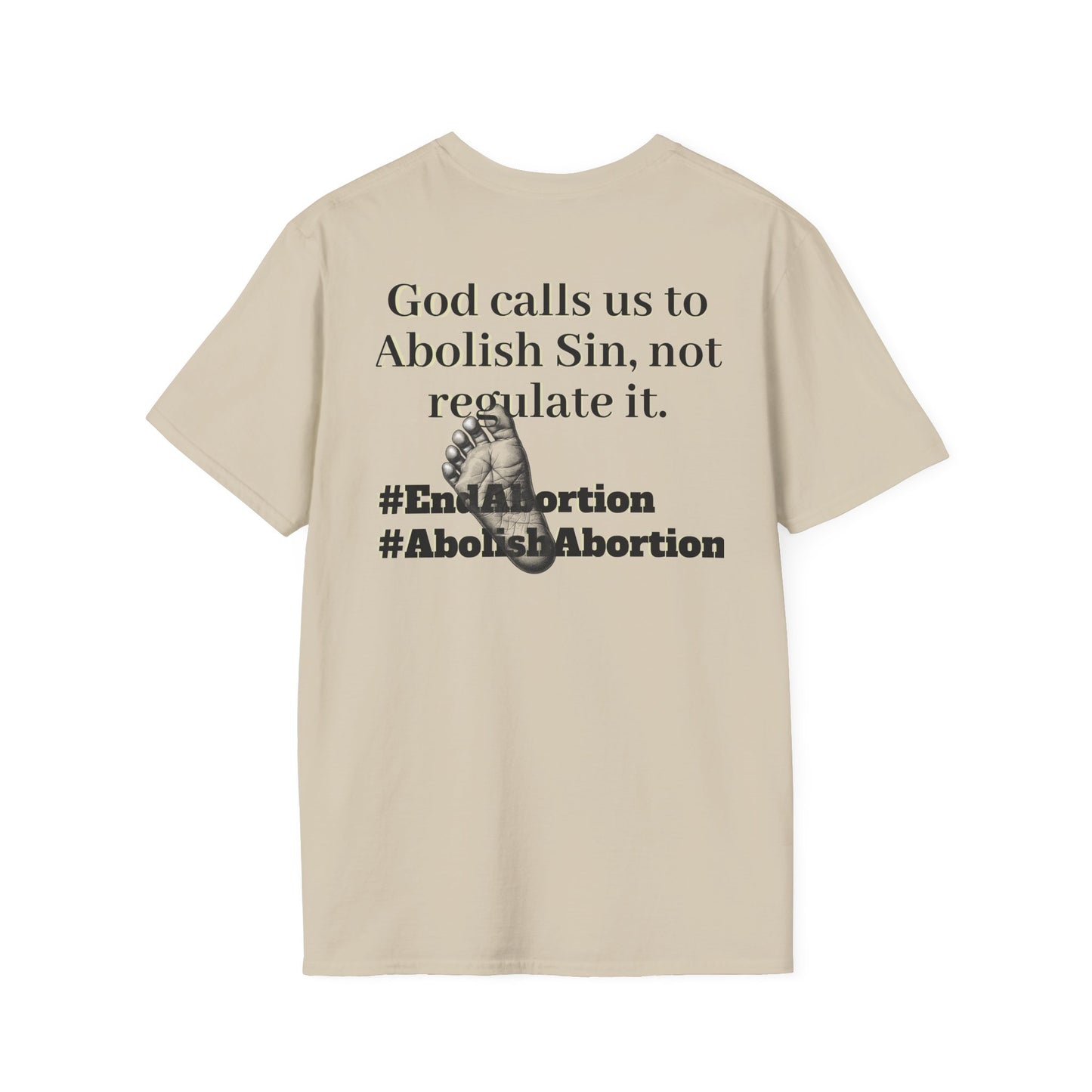 Abolish Abortion T-Shirt - Jeremiah 1:5