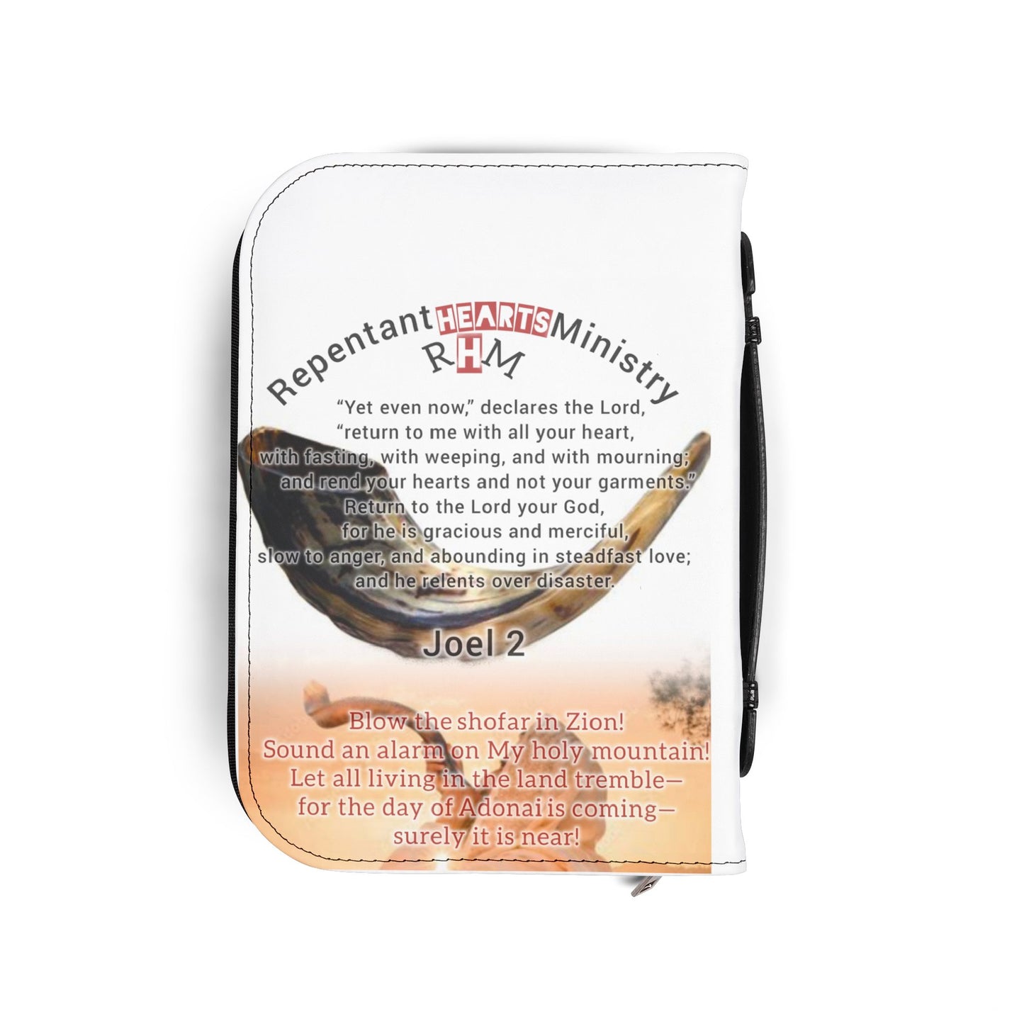 Bible Cover/ Case -Repentant Hearts Ministry (Joel & Rev Design)