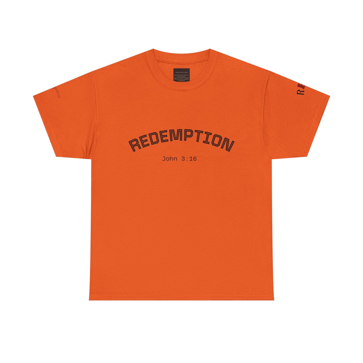 Redemption John 3:16 T-Shirt — Scripture Tee