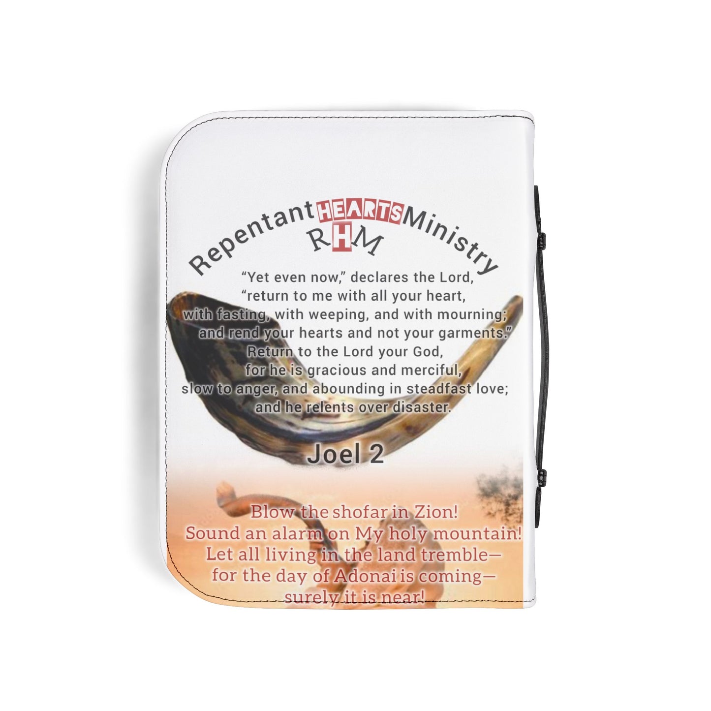 Bible Cover/ Case -Repentant Hearts Ministry (Joel & Rev Design)