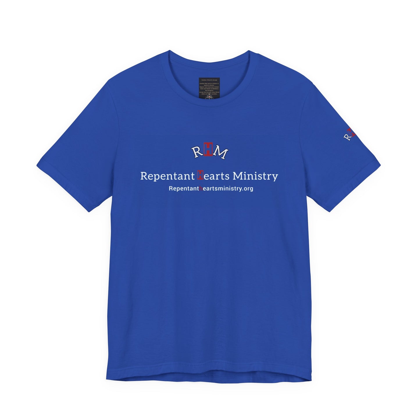 Matt 11:28- Repentant Hearts Ministry T‑Shirt — Scripture Tee